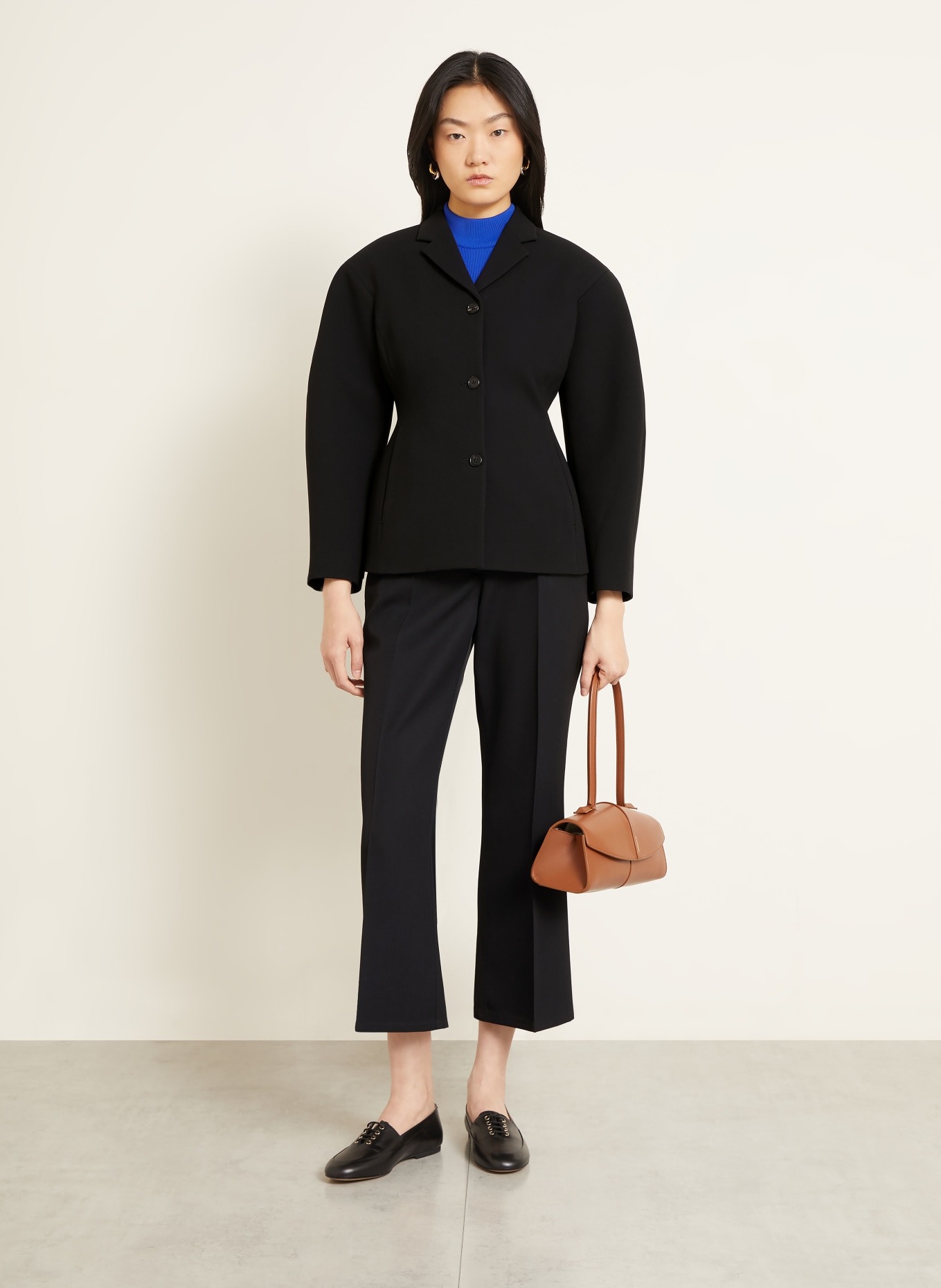 JIL SANDER Blazer: SCHWARZ