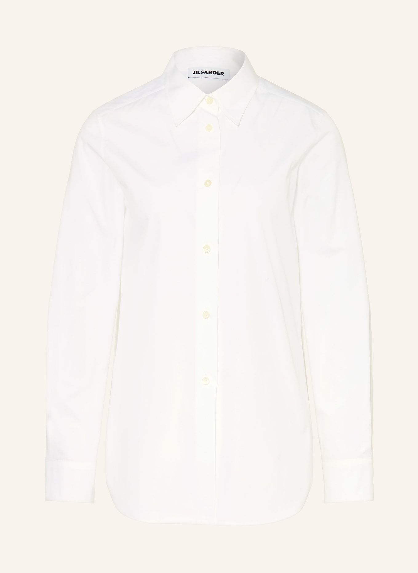 JIL SANDER Hemdbluse: WEISS