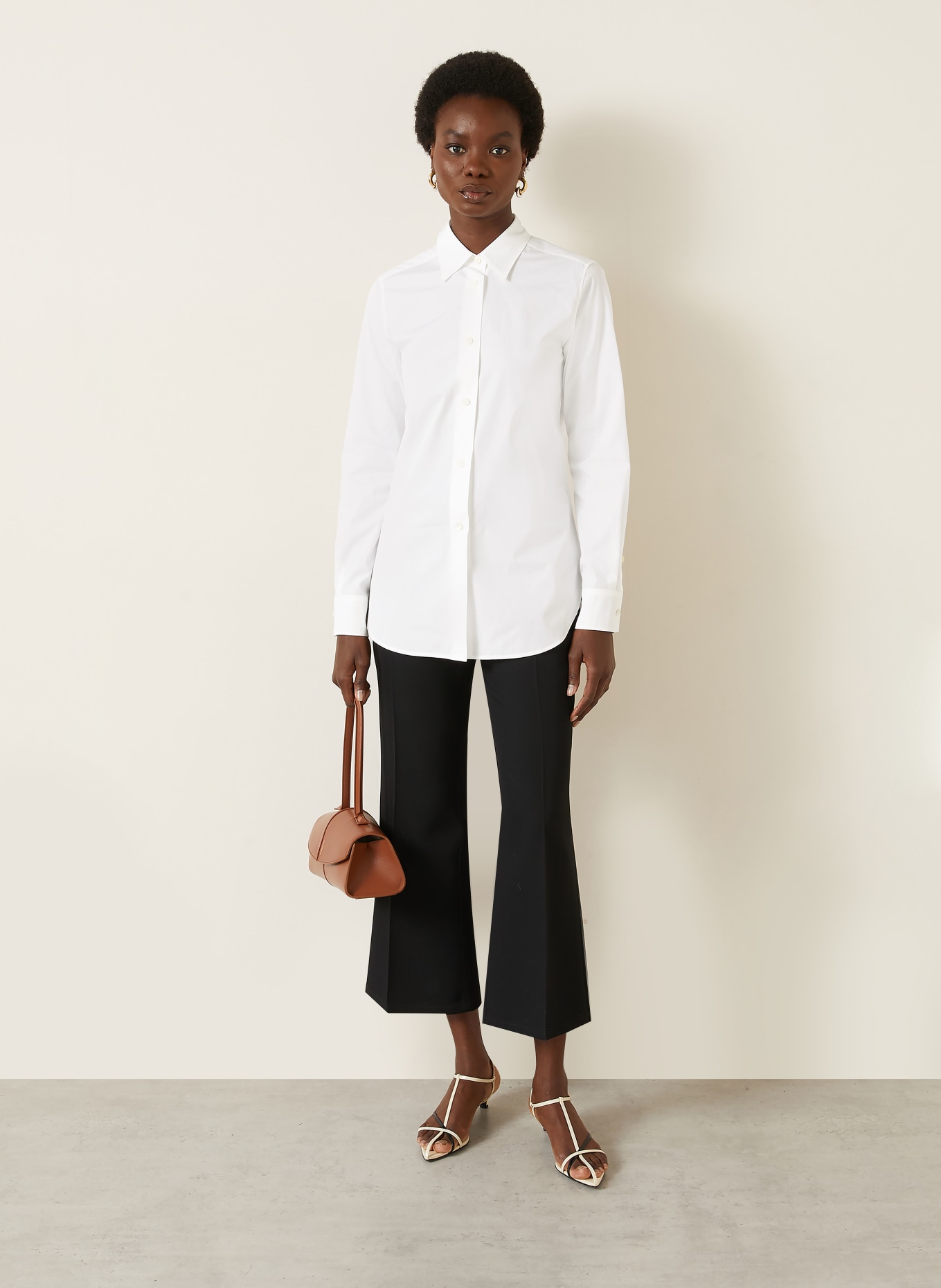 JIL SANDER Hemdbluse: WEISS