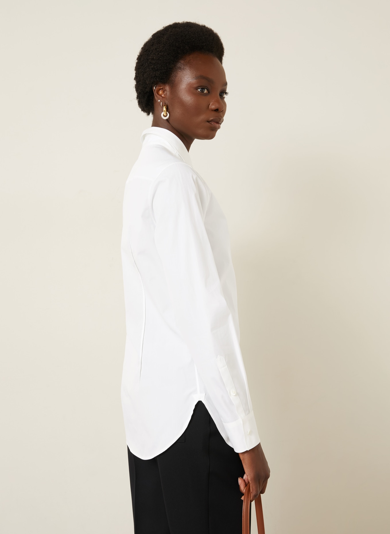 JIL SANDER Hemdbluse: WEISS