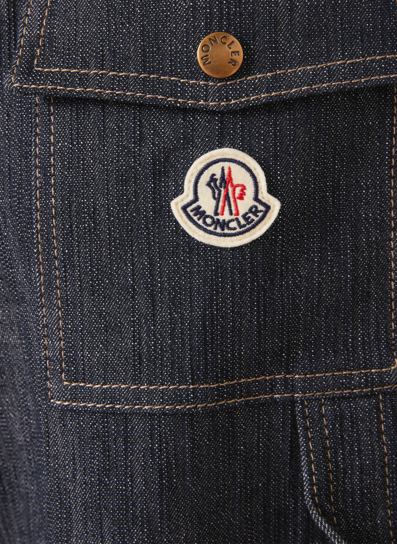 MONCLER Jeansrock: DUNKELBLAU