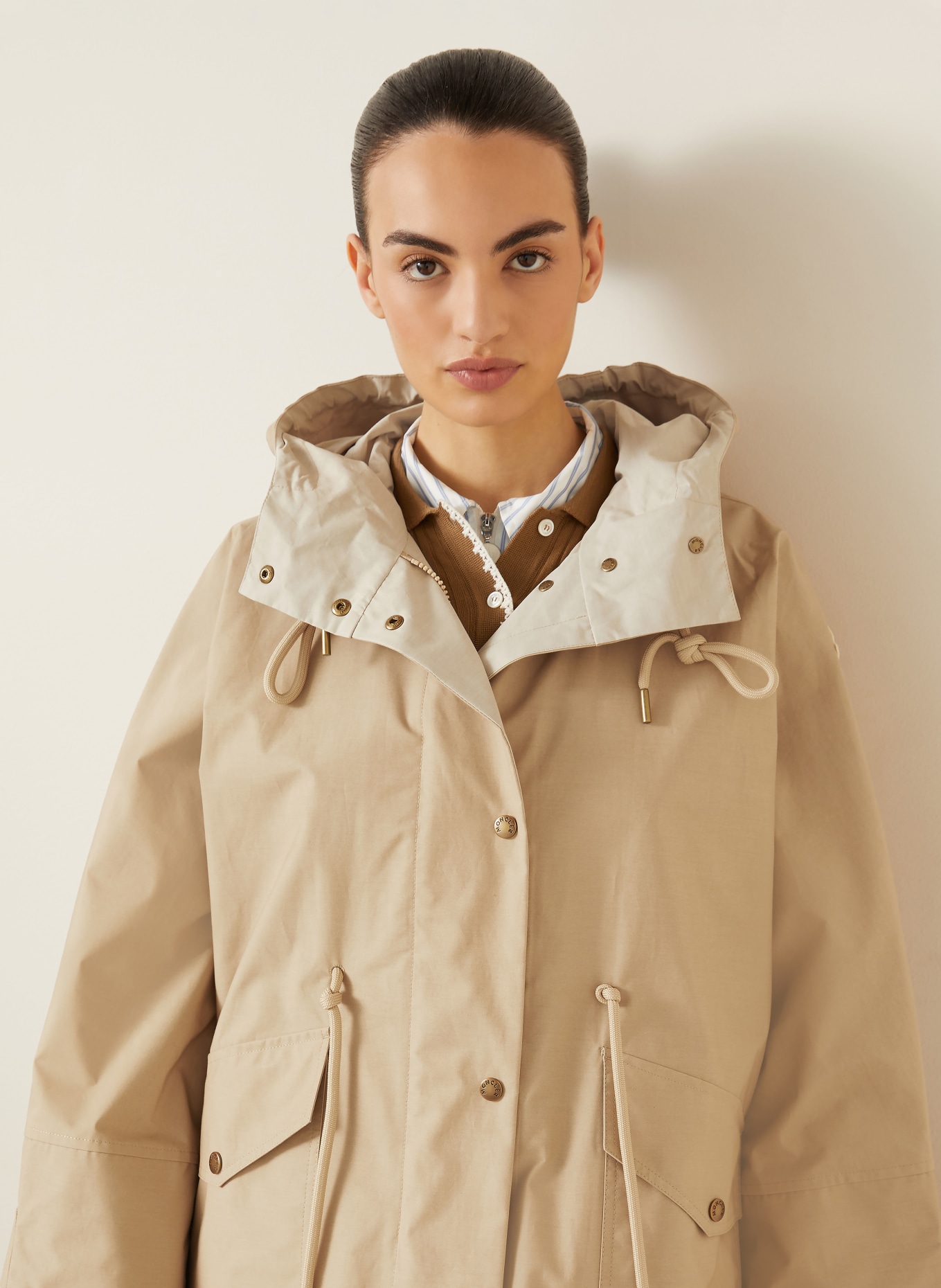 MONCLER Parka BRUNNERA: BEIGE