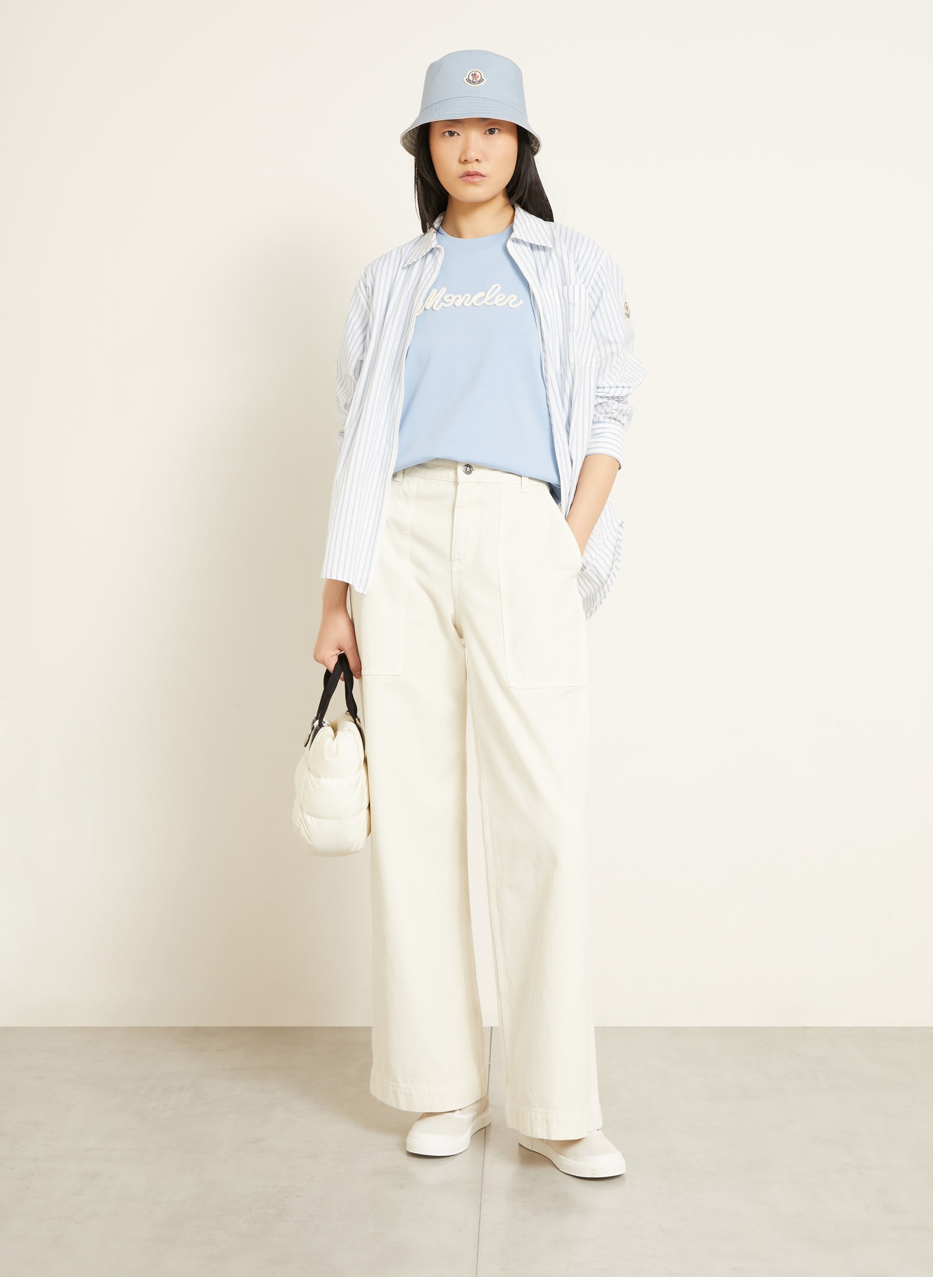 MONCLER T-Shirt: HELLBLAU