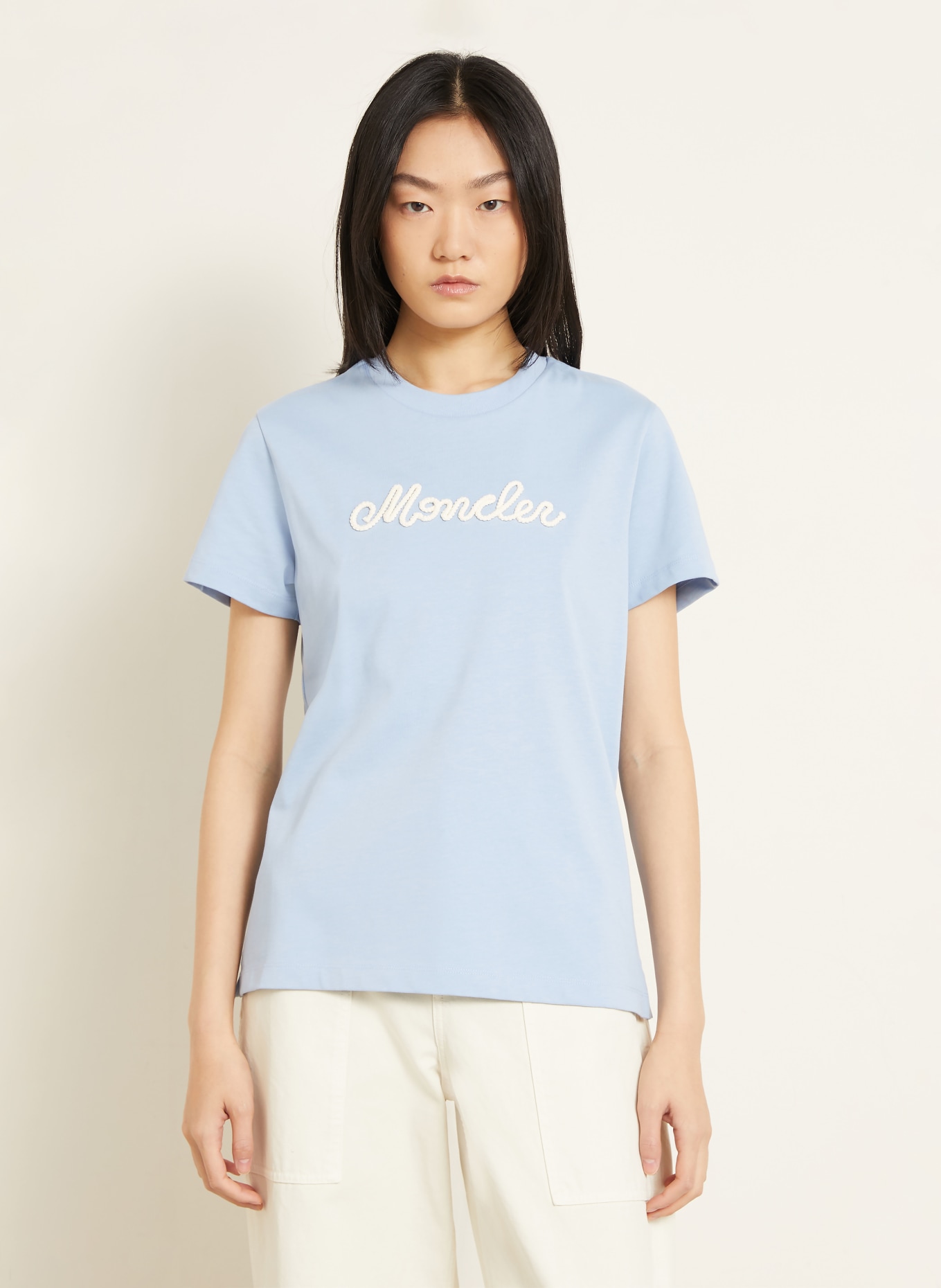 MONCLER T-Shirt: HELLBLAU