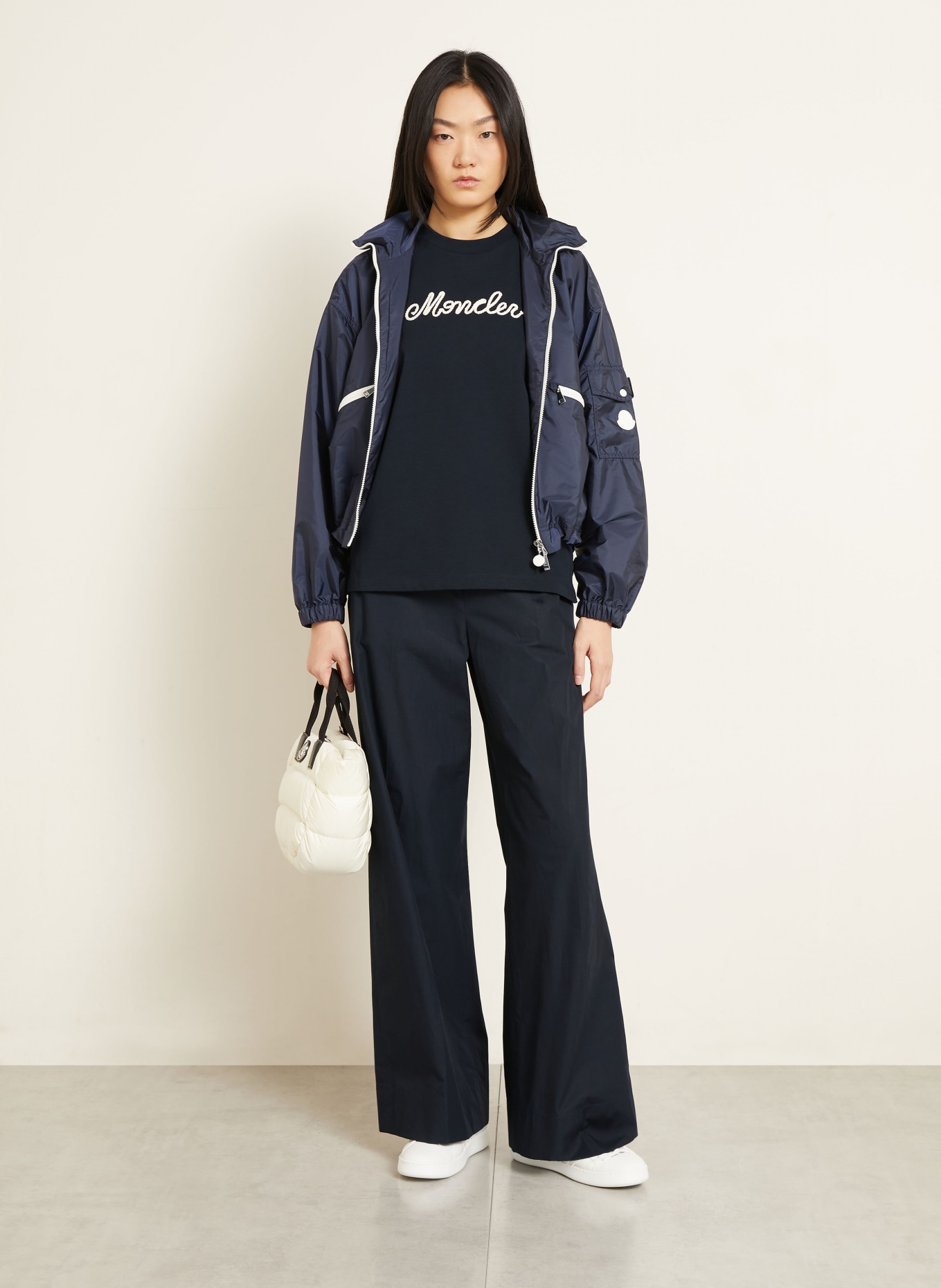 MONCLER T-Shirt: DUNKELBLAU