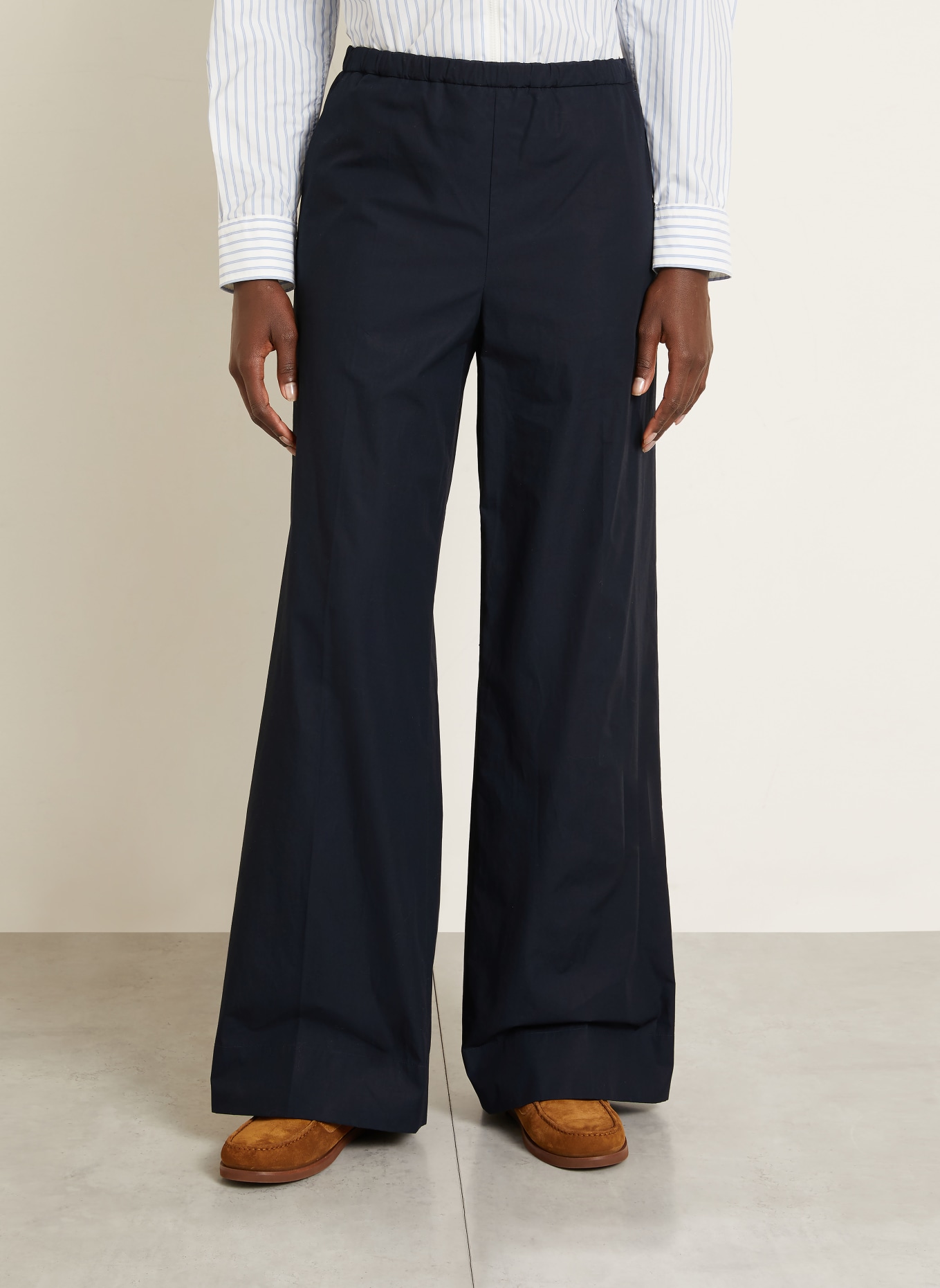 MONCLER Marlenehosen: DUNKELBLAU