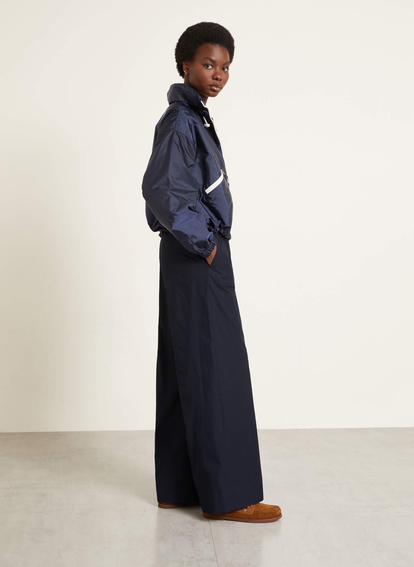 MONCLER Marlenehosen: DUNKELBLAU