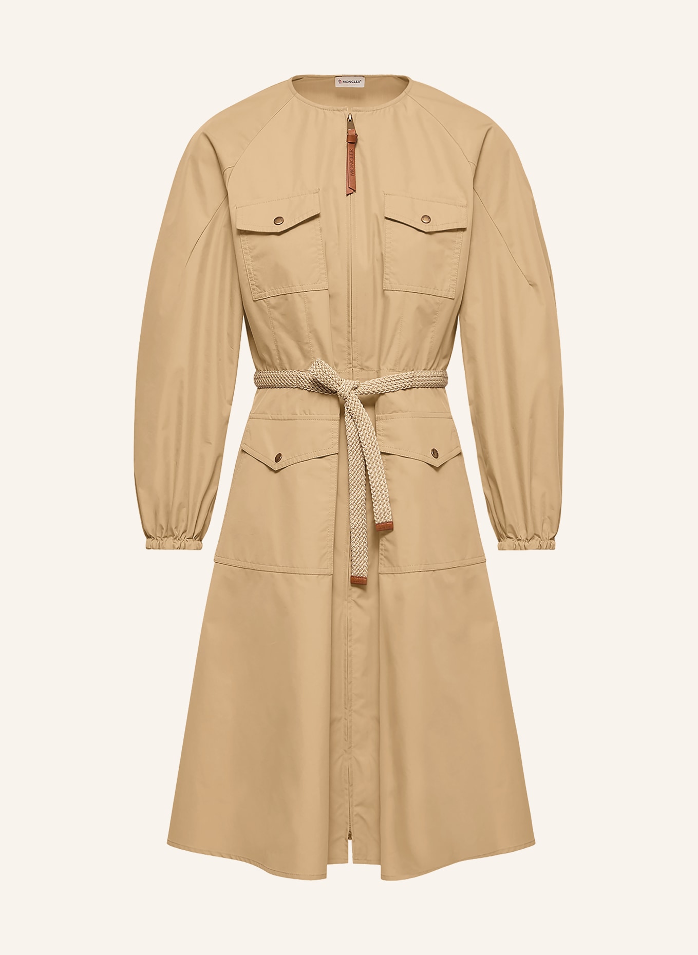 MONCLER dress: LIGHT BROWN