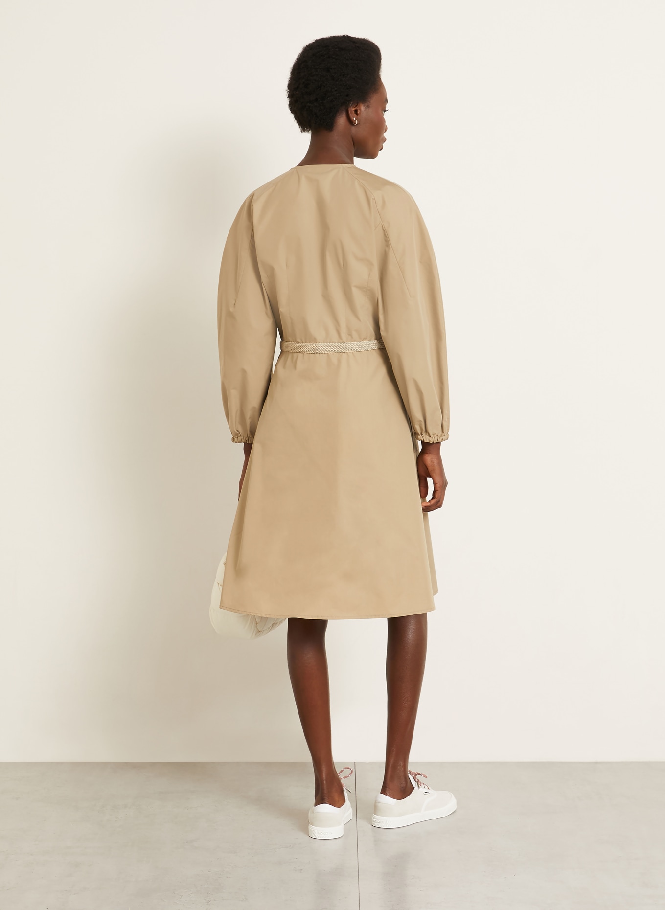 MONCLER dress: LIGHT BROWN