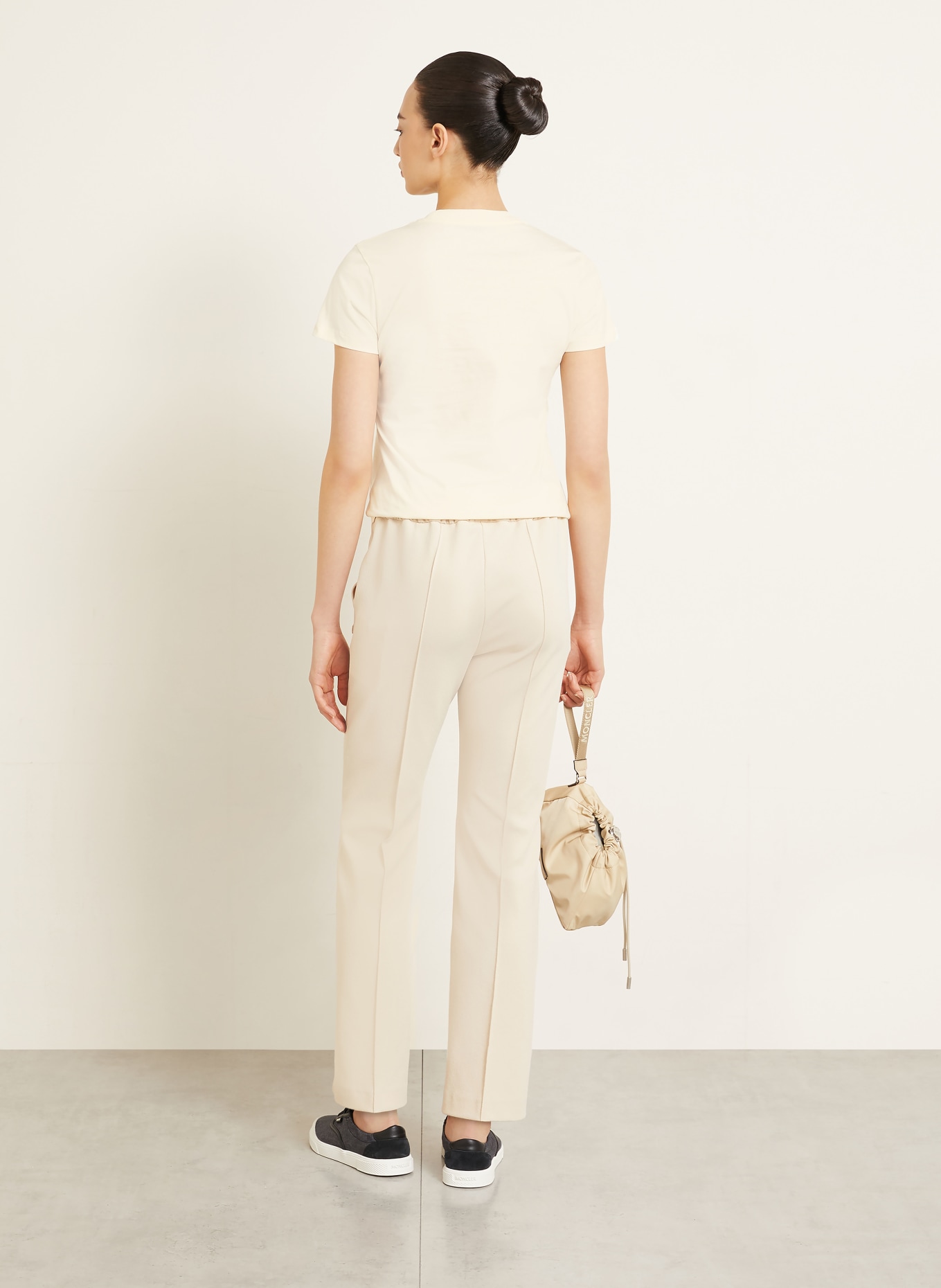 MONCLER T-Shirt: CREME