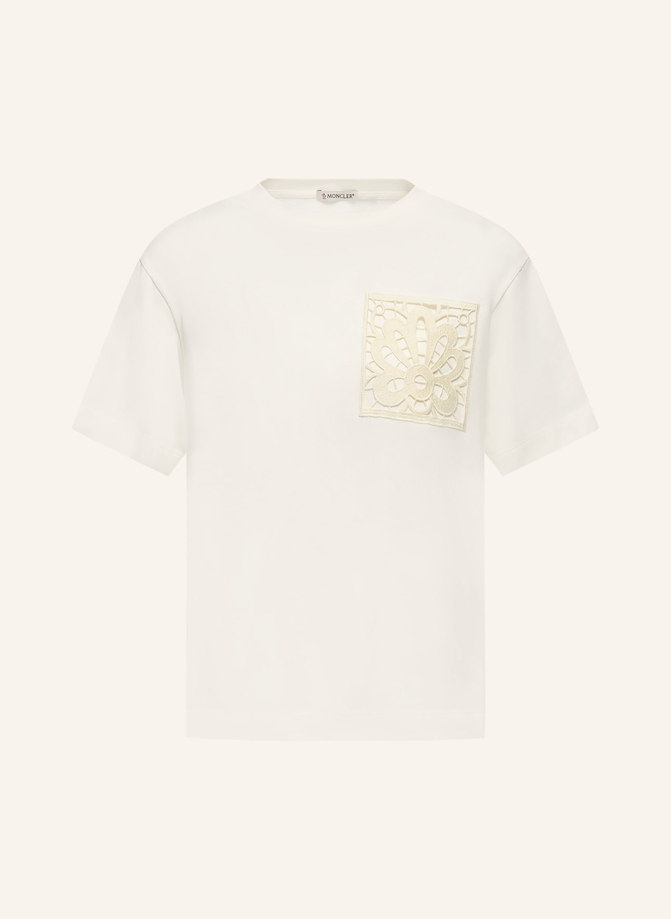 MONCLER T-shirt: ECRU