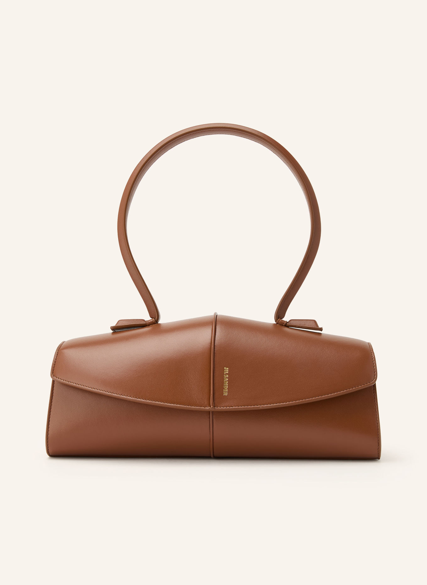 JIL SANDER Schultertasche LINEA: BRAUN