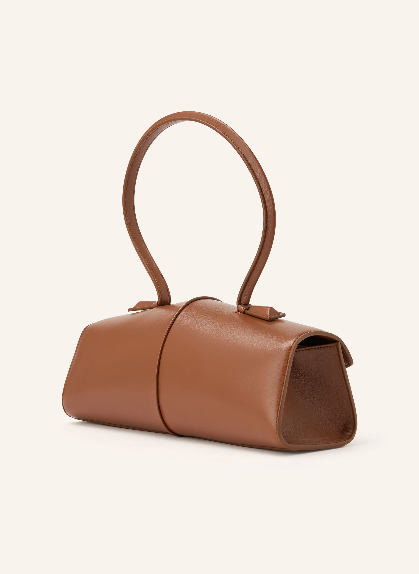 JIL SANDER Schultertasche LINEA: BRAUN