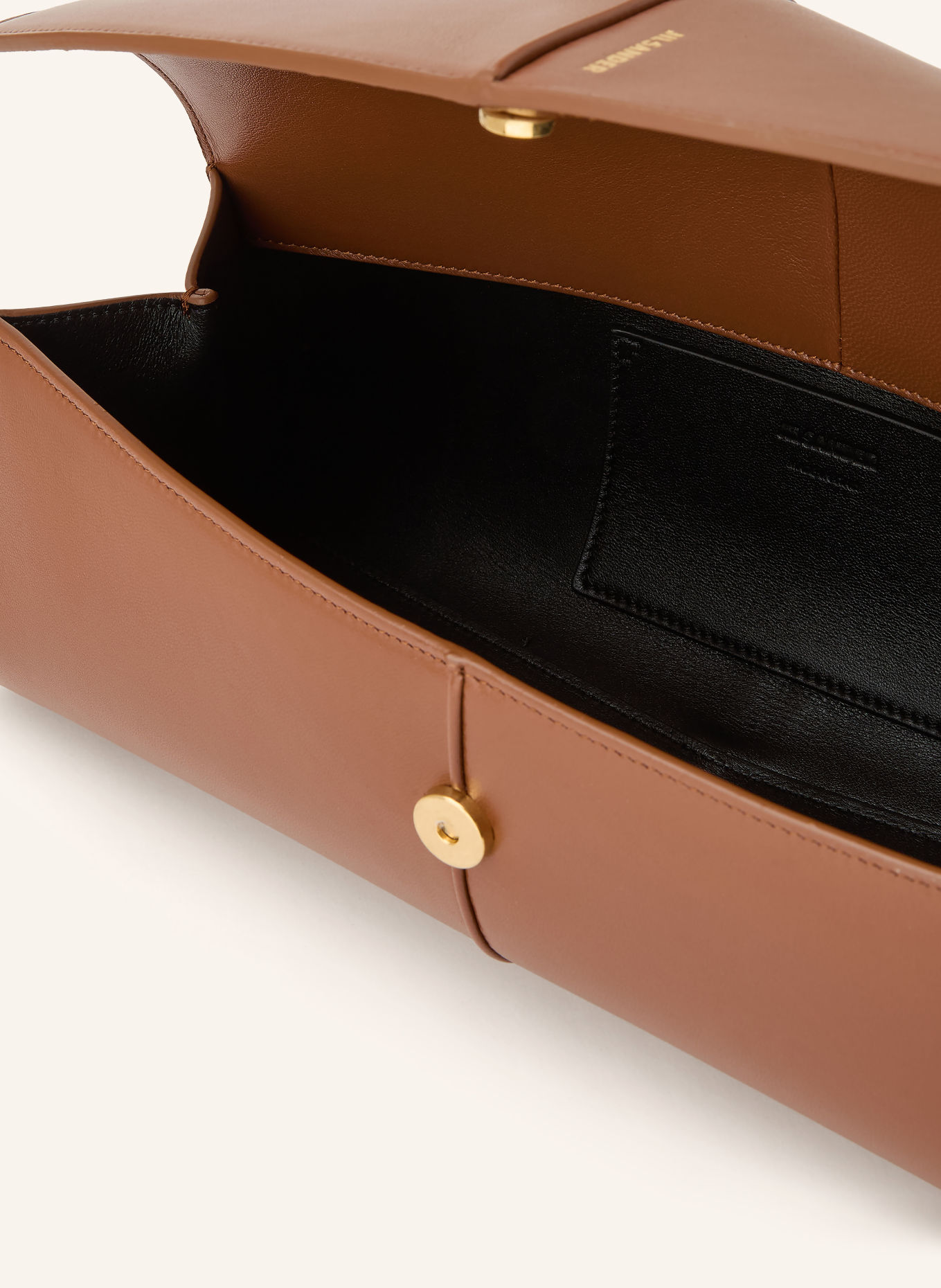 JIL SANDER Schultertasche LINEA: BRAUN