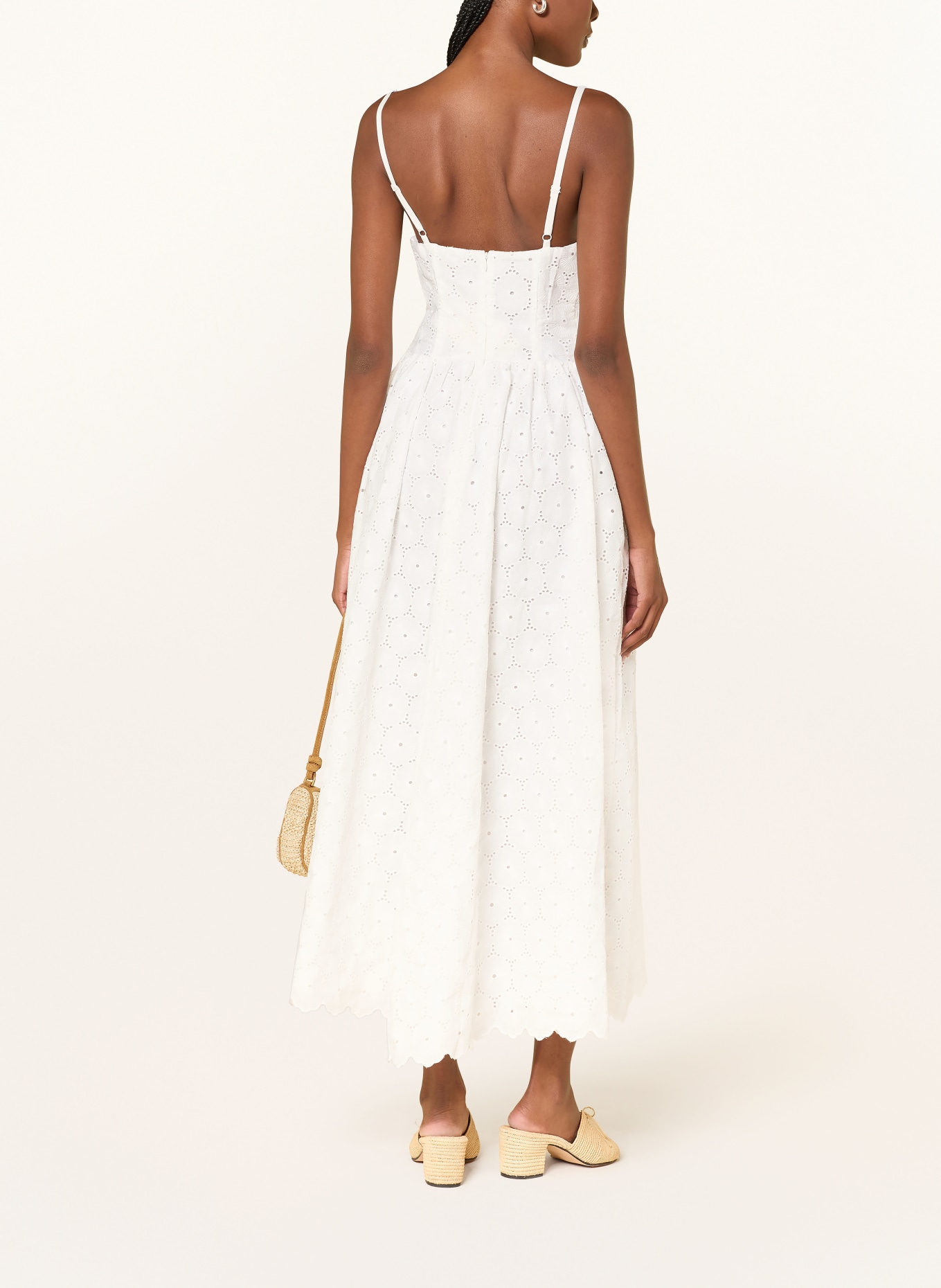 FAITHFULL THE BRAND MILANA Dress: WHITE