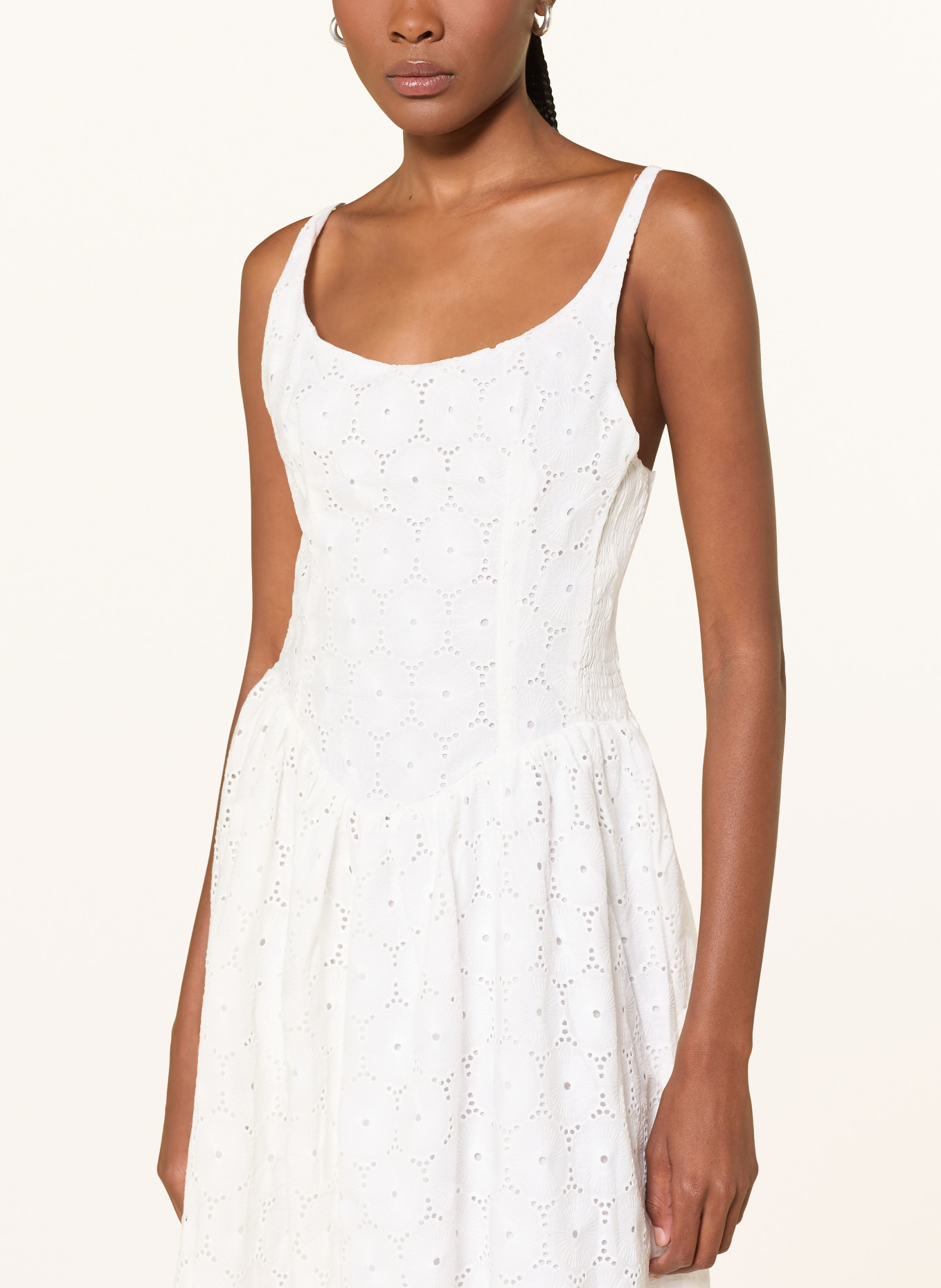 FAITHFULL THE BRAND MILANA Dress: WHITE