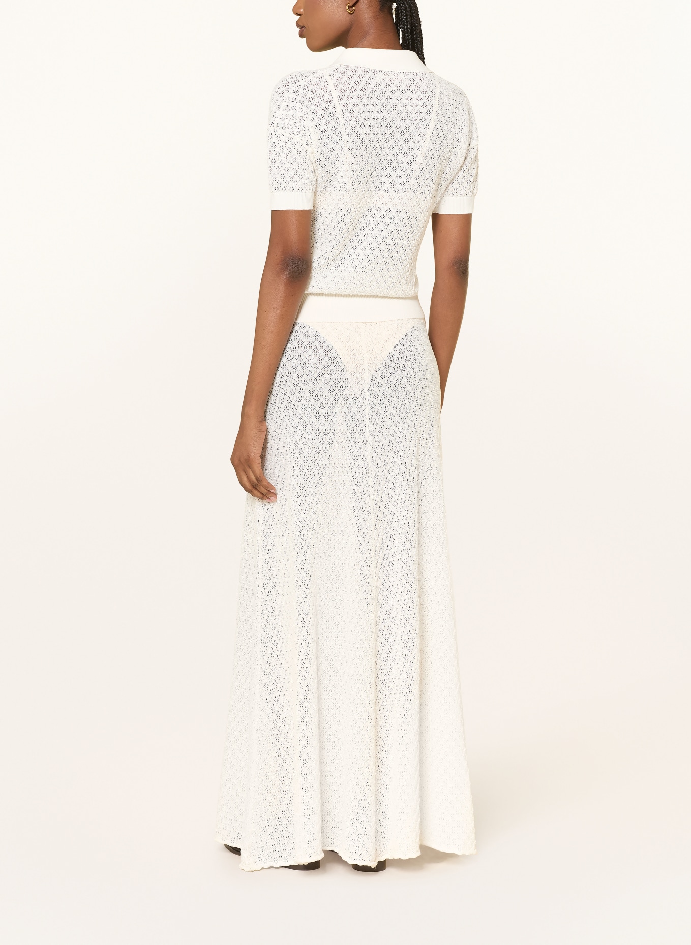 FAITHFULL THE BRAND Strick-Poloshirt LENNA: CREME