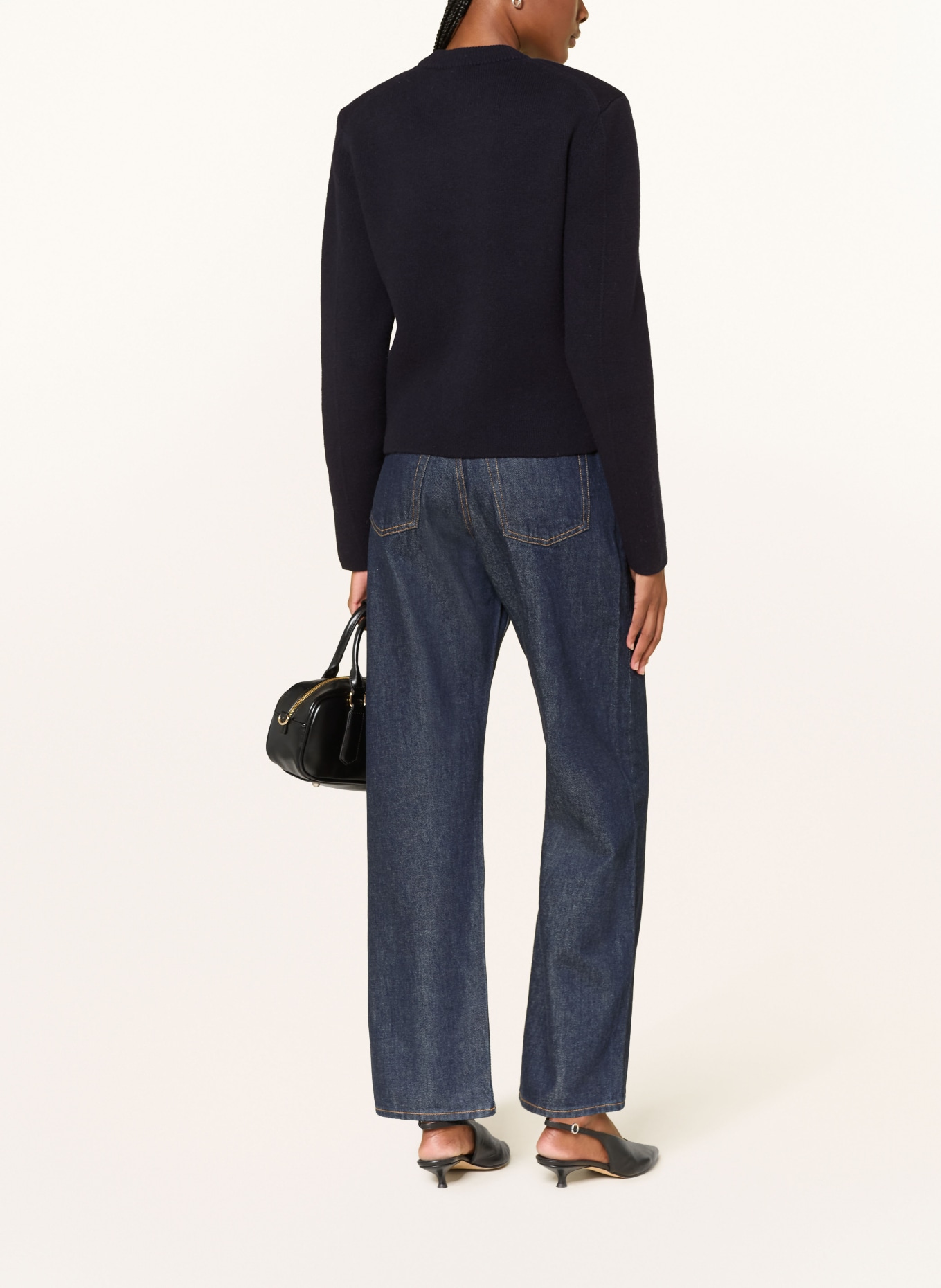 COS sweter: GRANATOWY