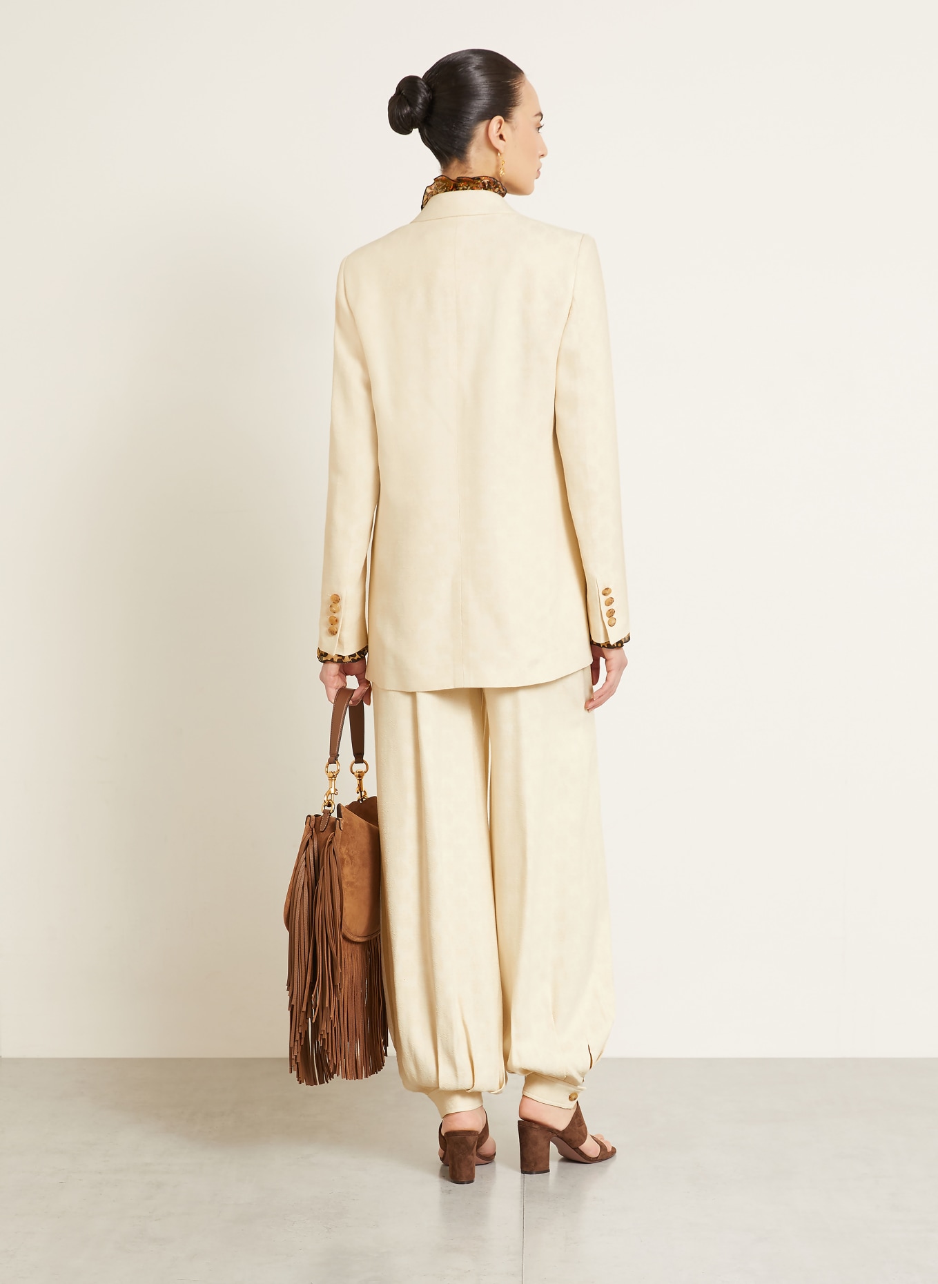 ETRO Jacquard-Hose: BEIGE