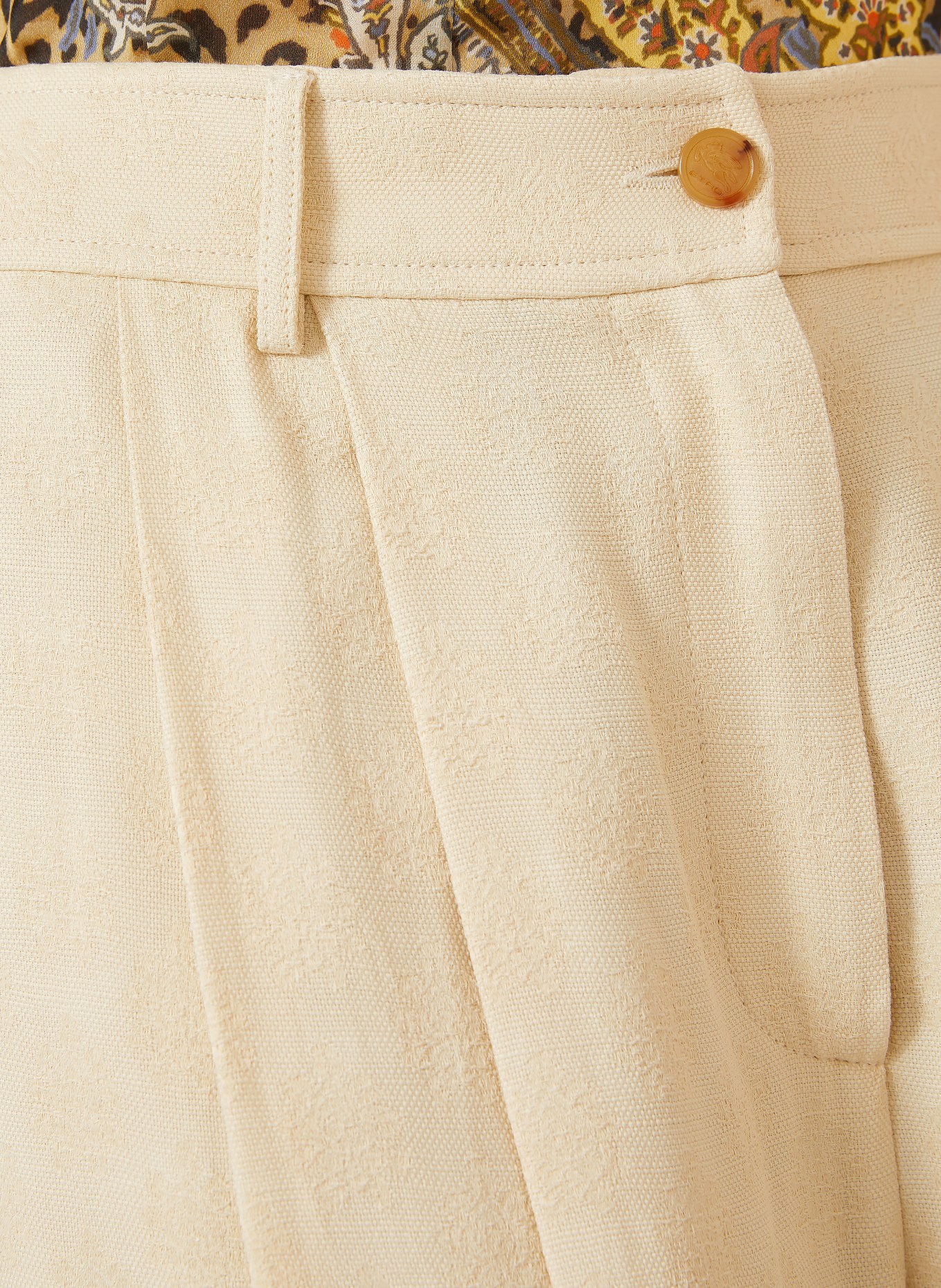 ETRO Jacquard-Hose: BEIGE