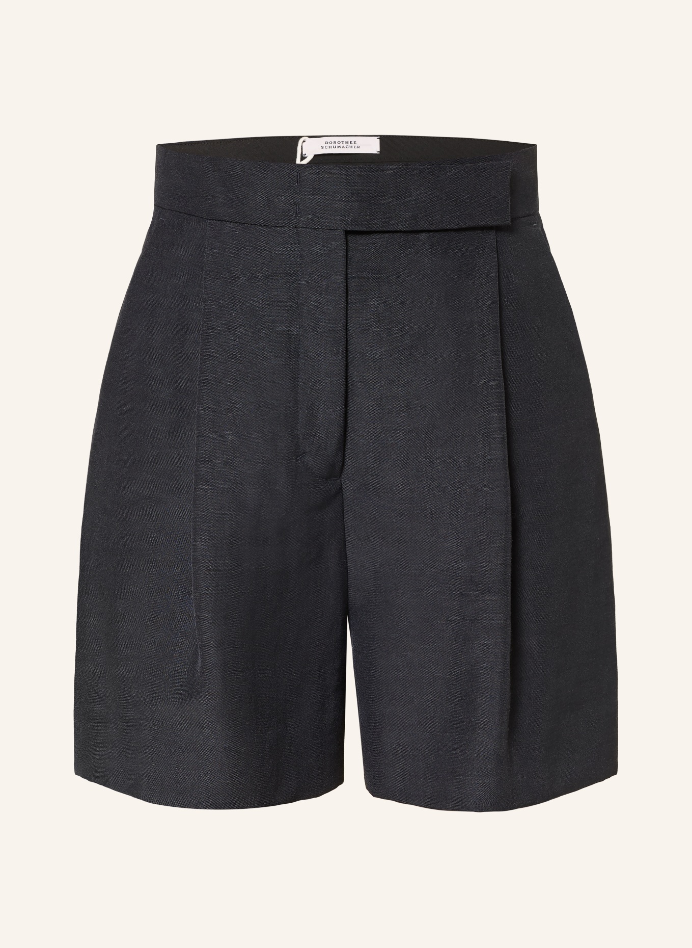 DOROTHEE SCHUMACHER SUMMER CRUISE Shorts with Linen: DARK BLUE