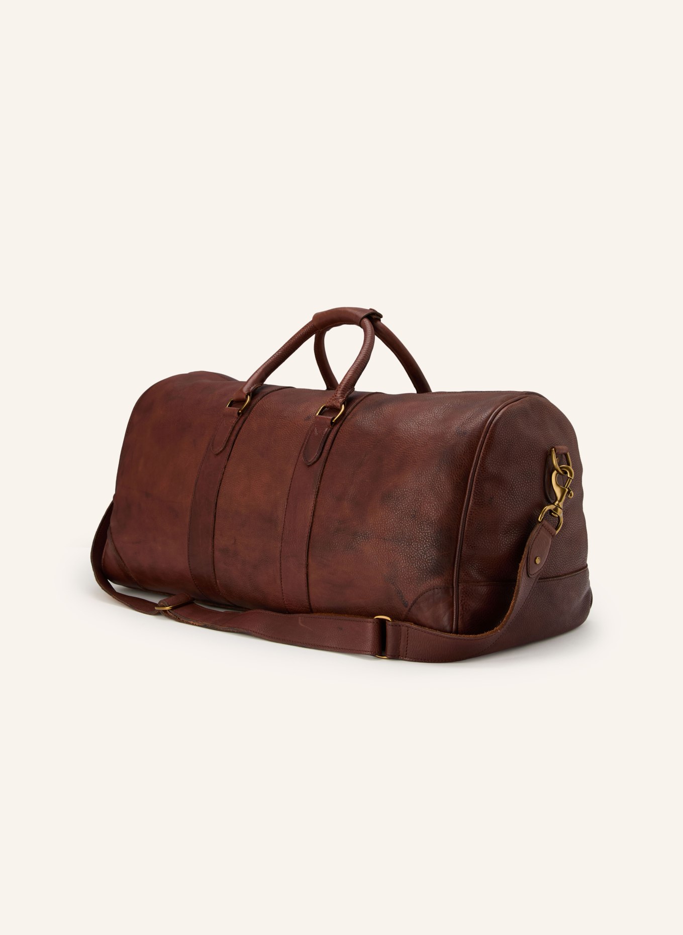 POLO RALPH LAUREN Reisetasche: BRAUN / GOLD