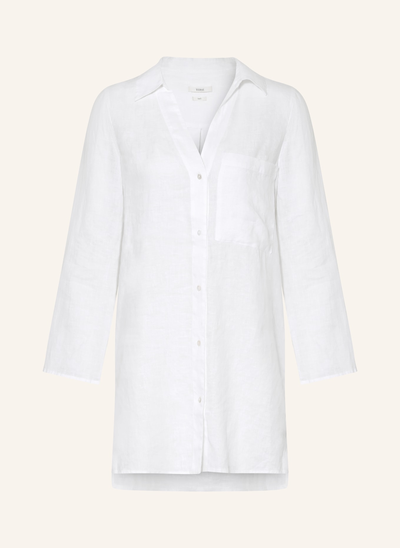 YERSE Blouse en lin DEIA: BLANC