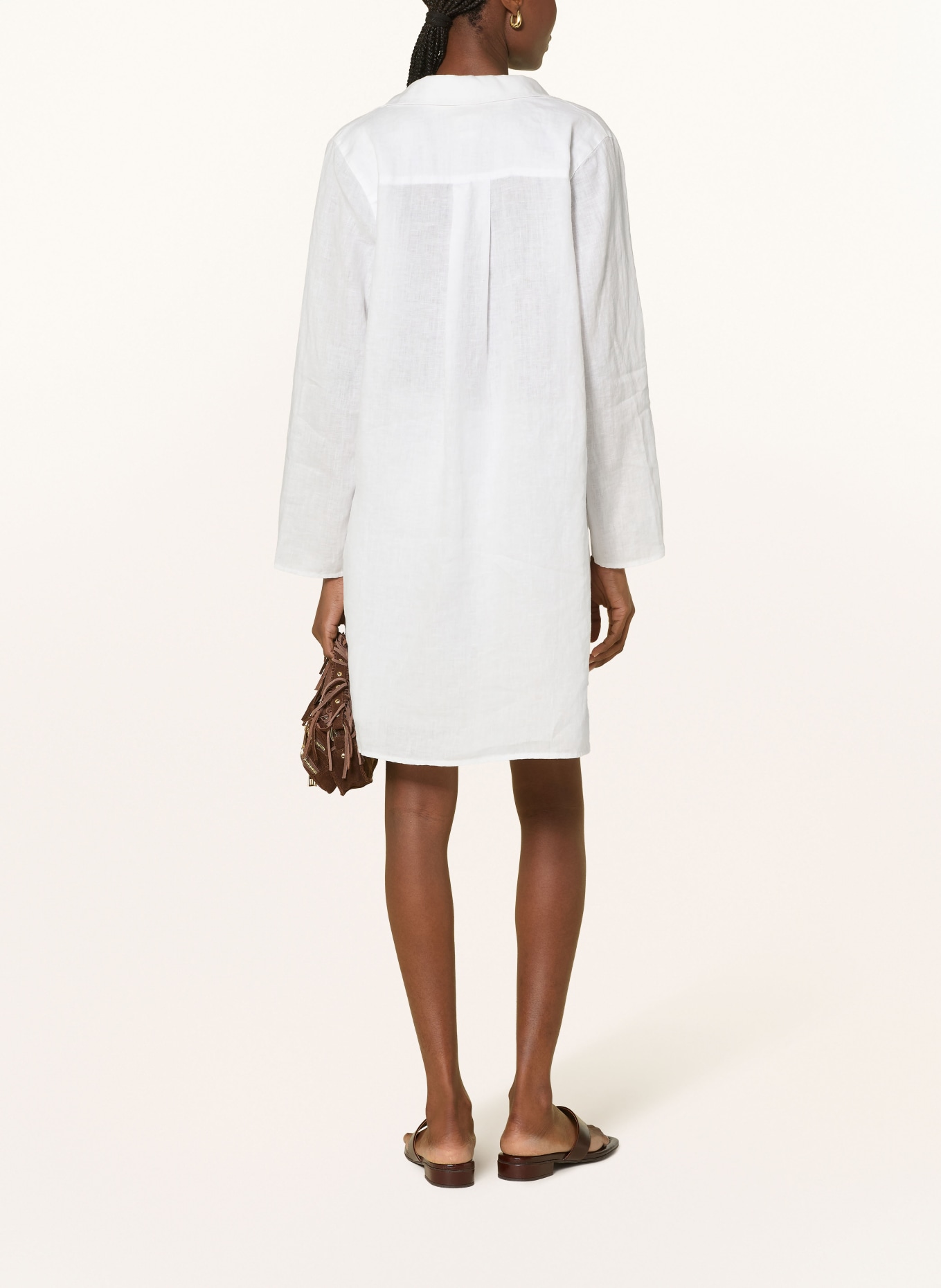 YERSE Blouse en lin DEIA: BLANC