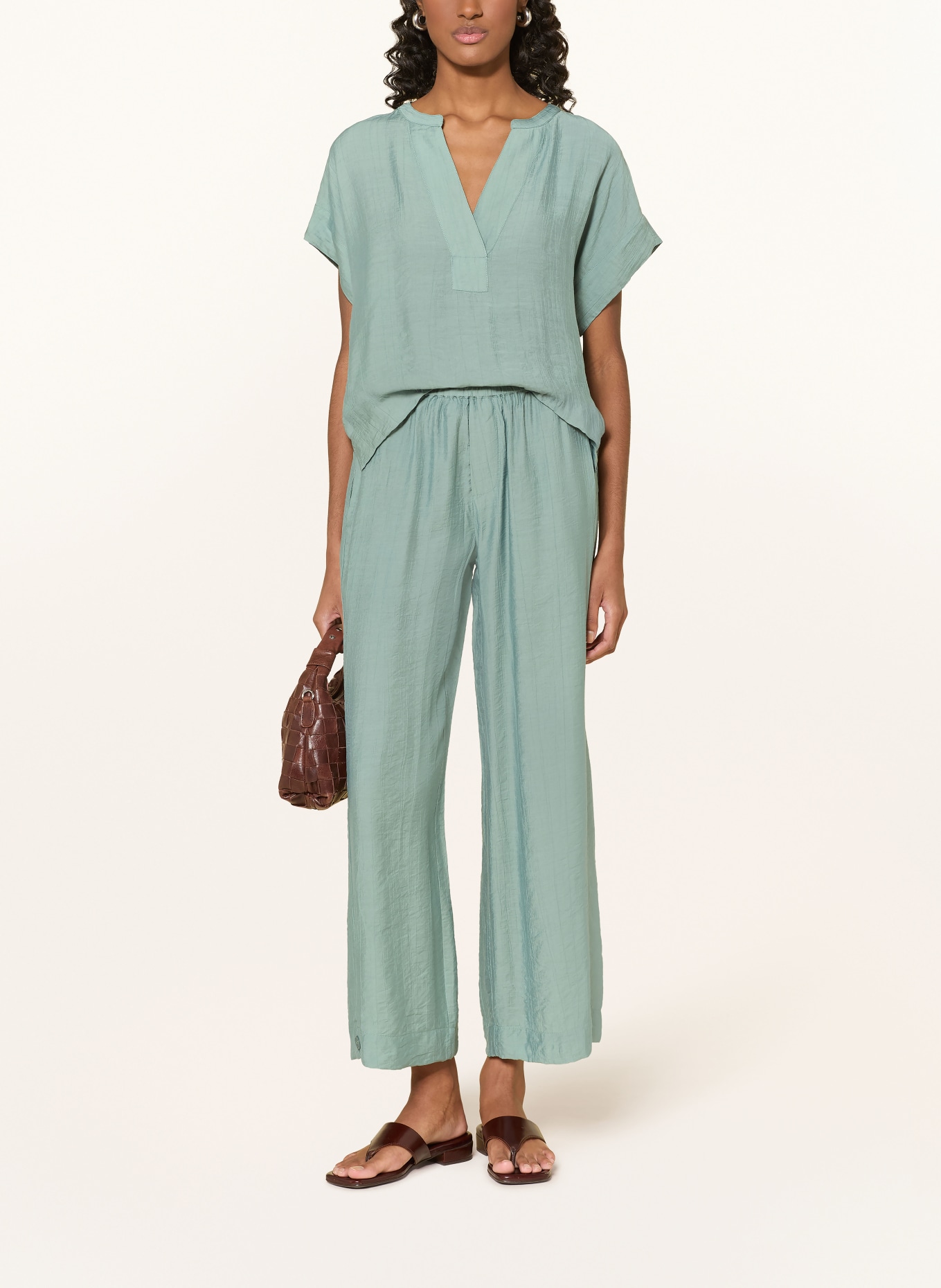 YERSE Pantalon FEROE: TURQUOISE