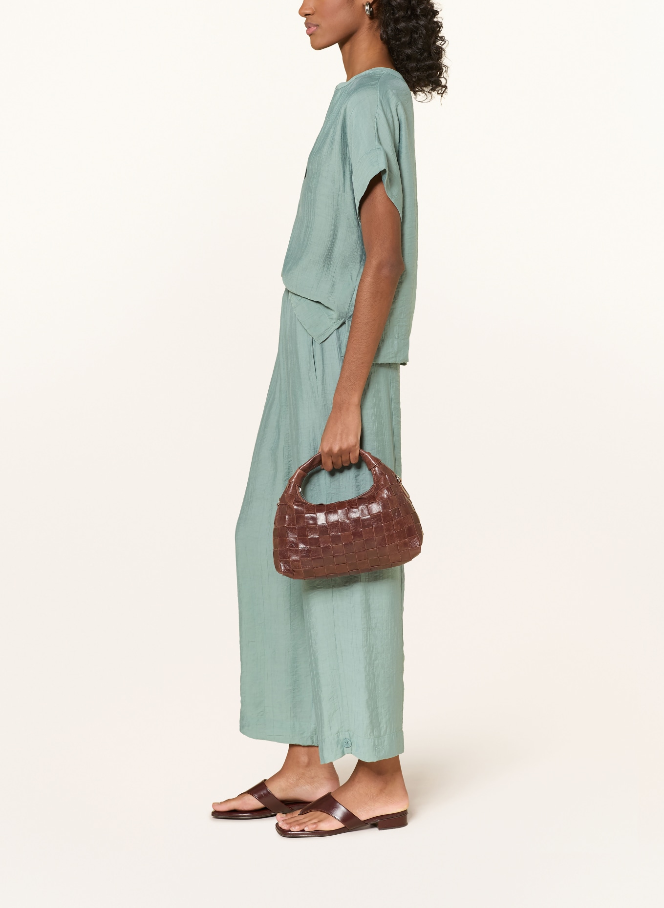 YERSE Pantalon FEROE: TURQUOISE