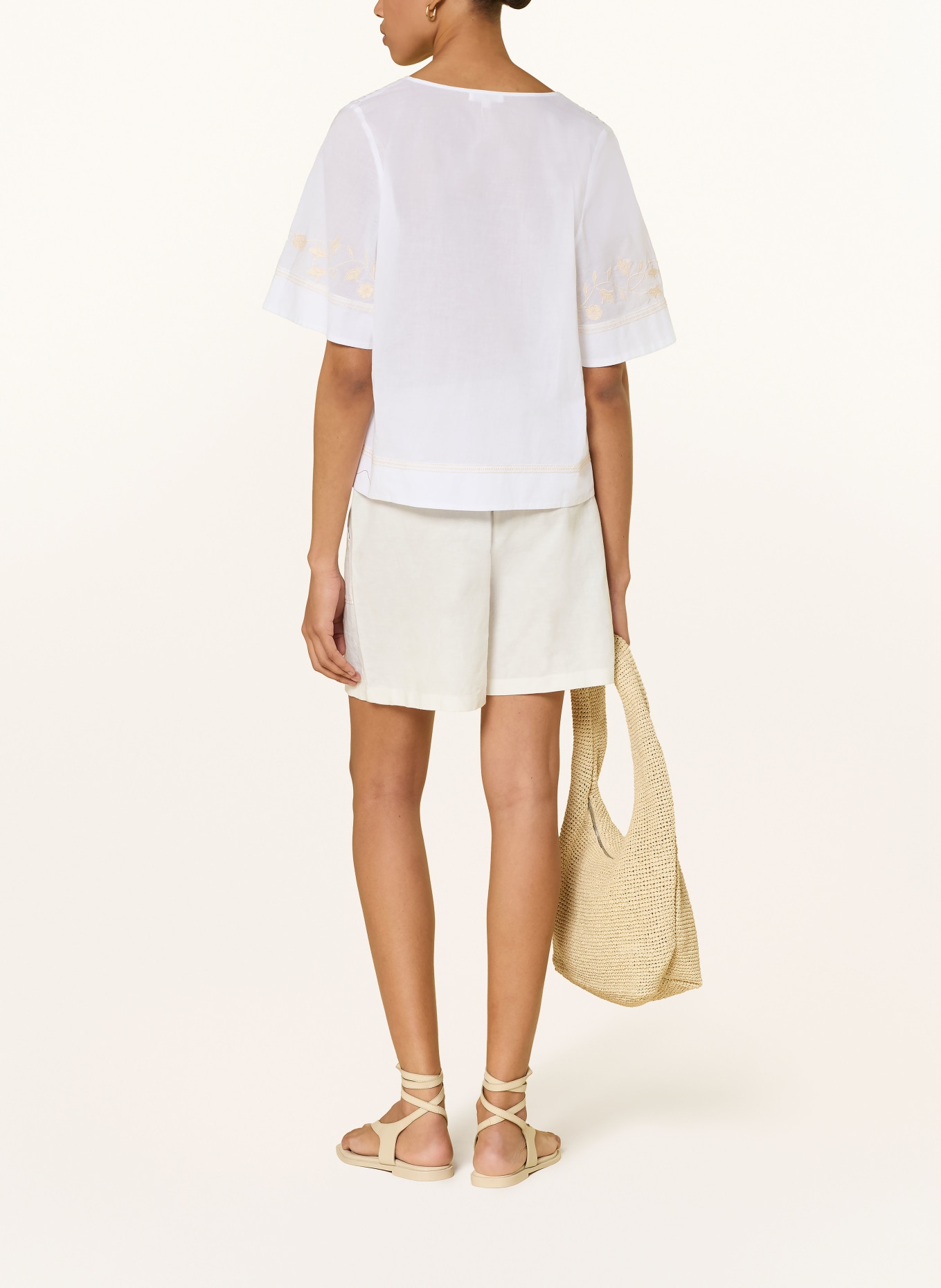 YERSE Blouse: ECRU / WHITE