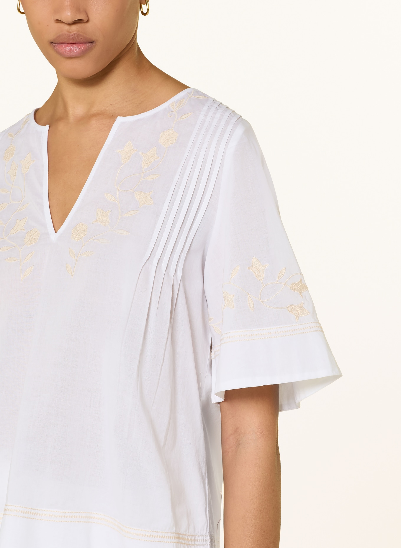 YERSE Blouse: ECRU / WHITE