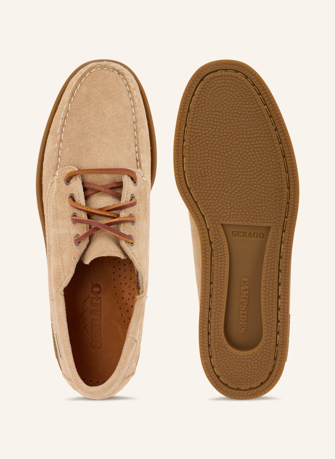 SEBAGO Lace-up shoes ASKOOK SUEDE: BEIGE