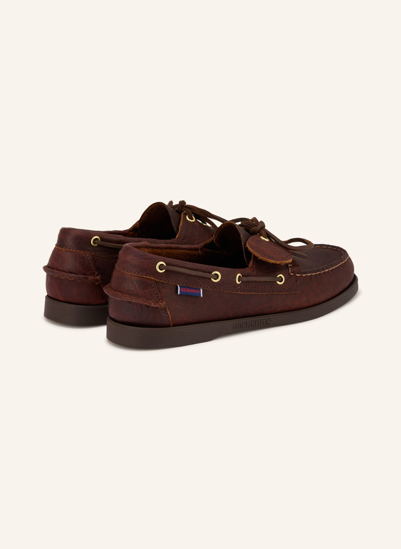 SEBAGO PORTLAND ARTISAN MOMOTH boat shoes: DARK BROWN