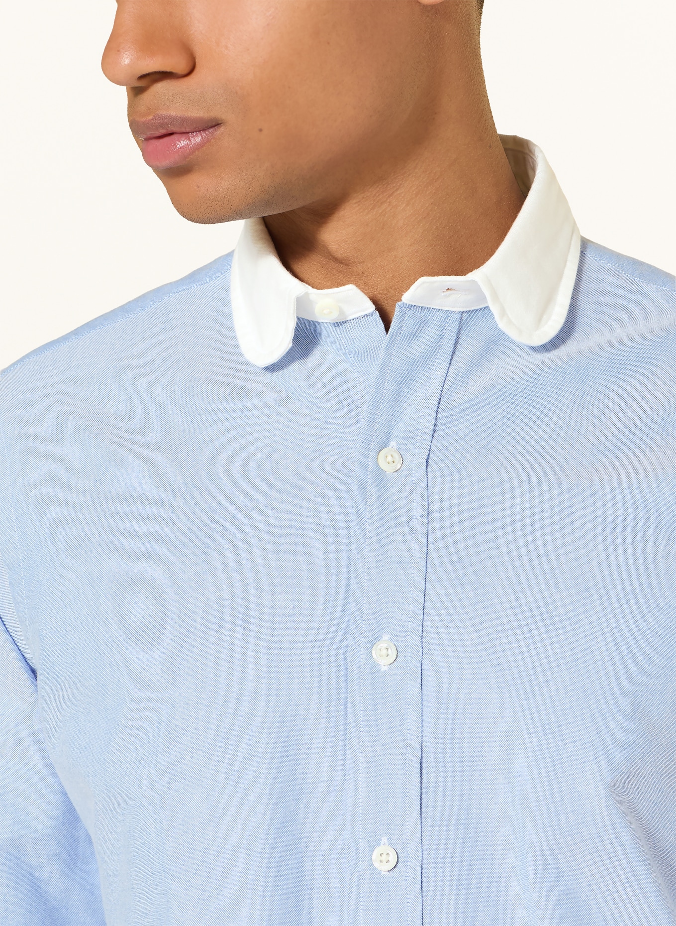 POLO RALPH LAUREN Oxfordhemd Classic Fit: HELLBLAU / WEISS