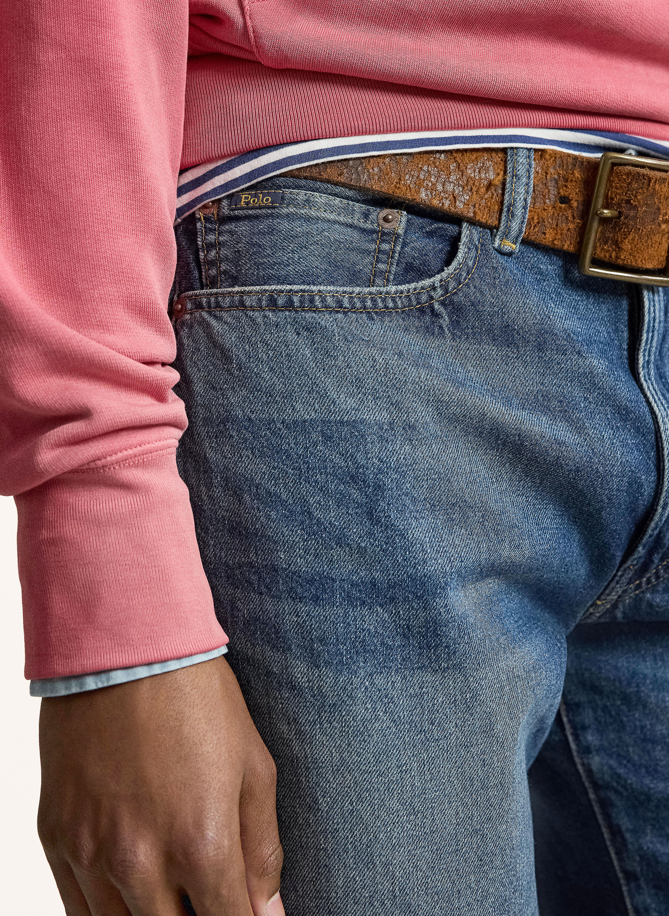 POLO RALPH LAUREN Short en jean: BLEU