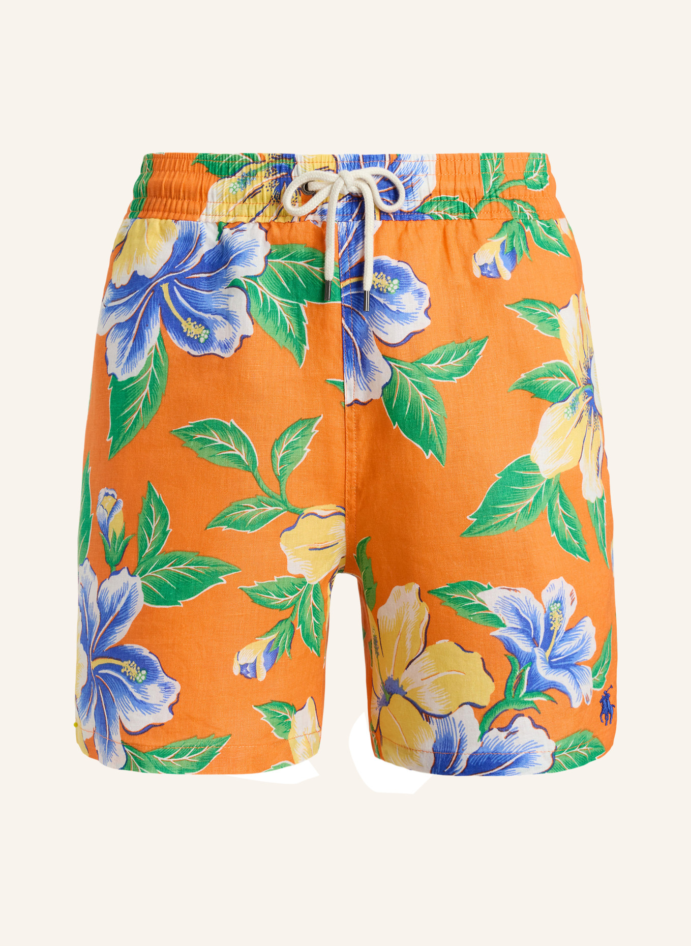 POLO RALPH LAUREN Swim shorts: ORANGE / GREEN / BLUE