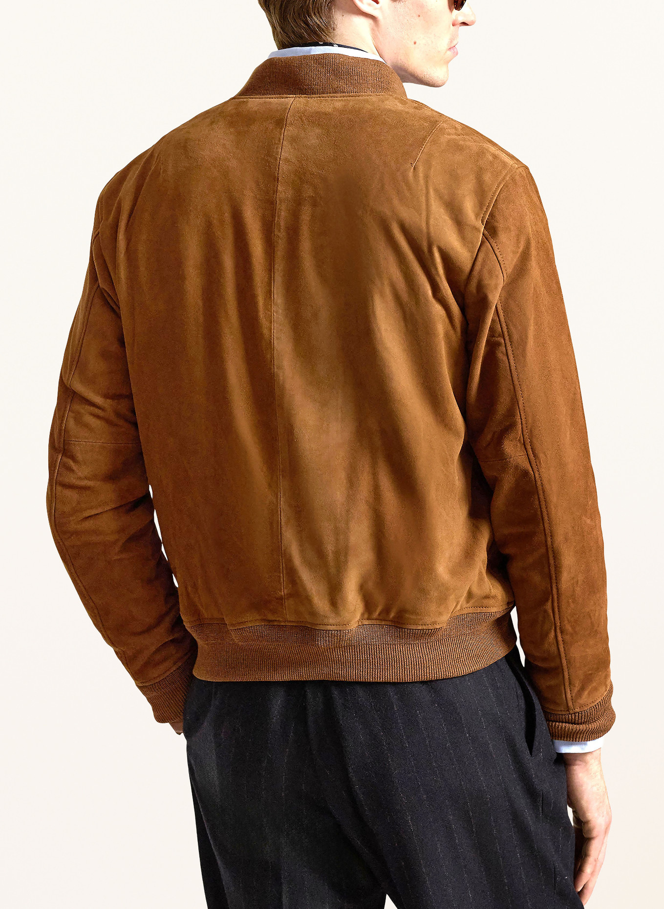 POLO RALPH LAUREN Lederblouson: BRAUN