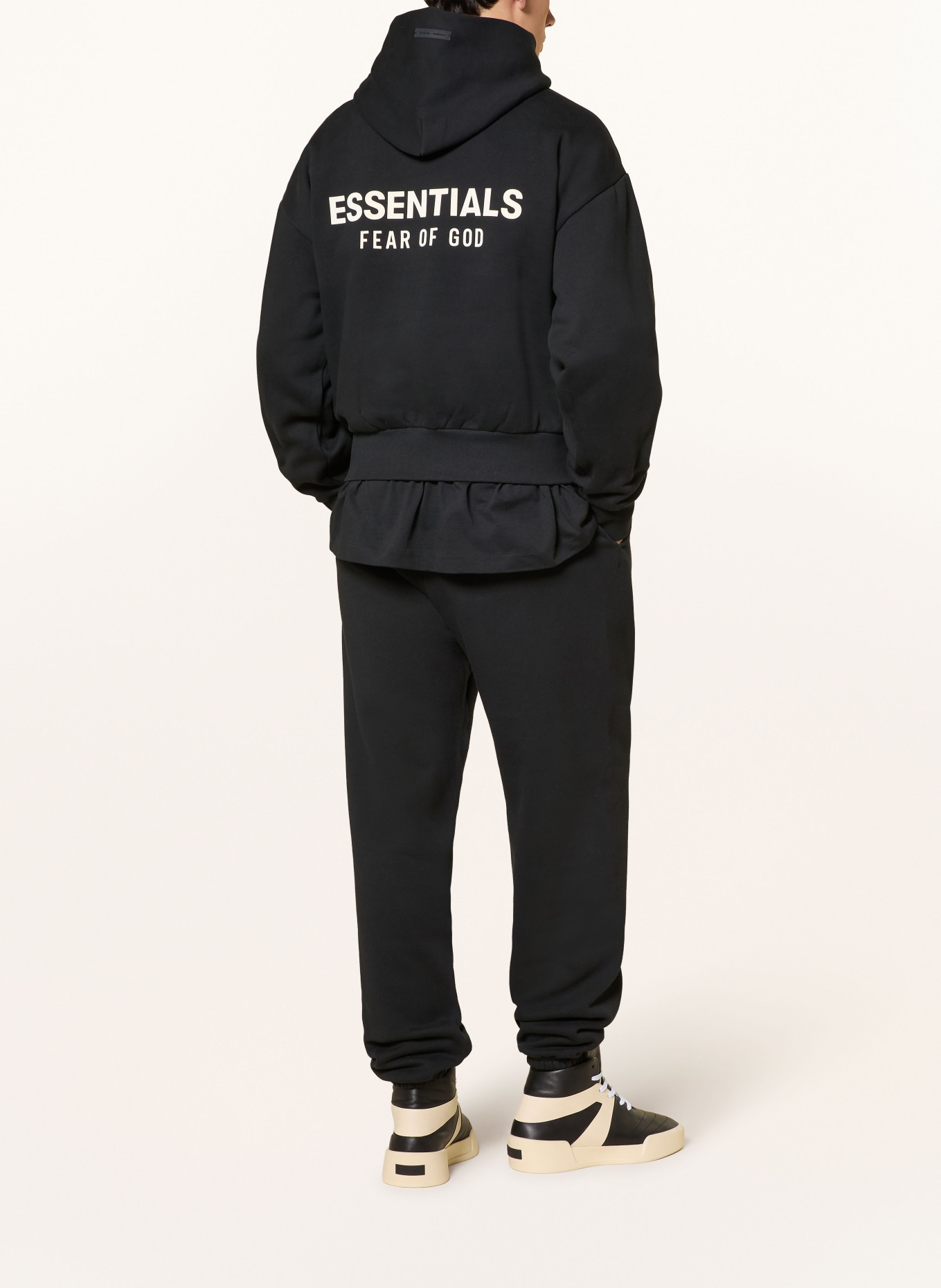 ESSENTIALS - FEAR OF GOD Oversized-Hoodie: SCHWARZ