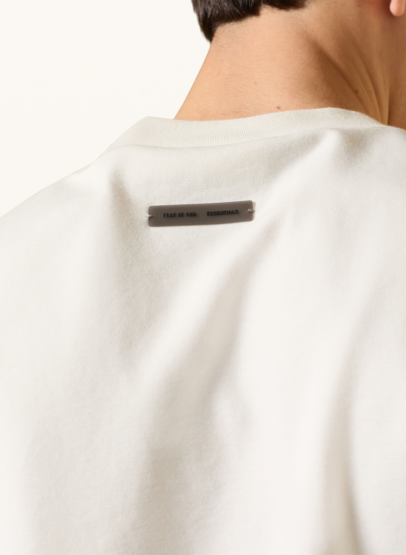 ESSENTIALS - FEAR OF GOD Oversized-Shirt: WEISS