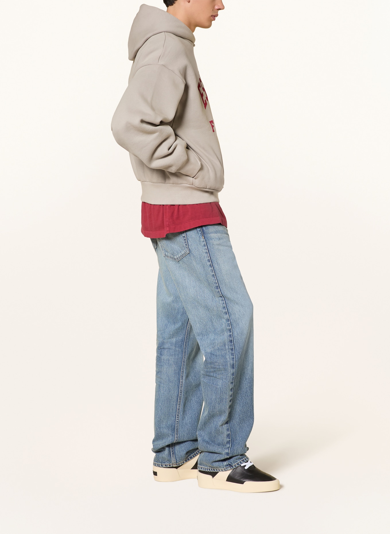 ESSENTIALS - FEAR OF GOD Hoodie ESSENTIALS: HELLGRAU