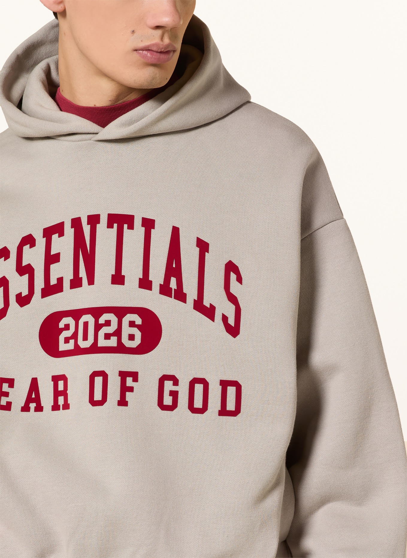ESSENTIALS - FEAR OF GOD Hoodie ESSENTIALS: HELLGRAU