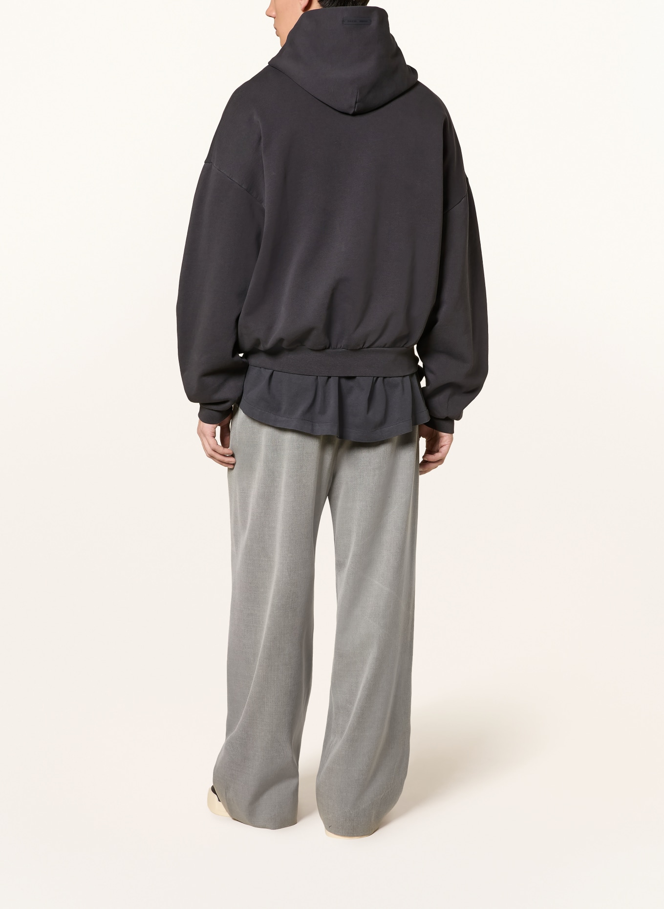ESSENTIALS - FEAR OF GOD Oversized-Hoodie: SCHWARZ