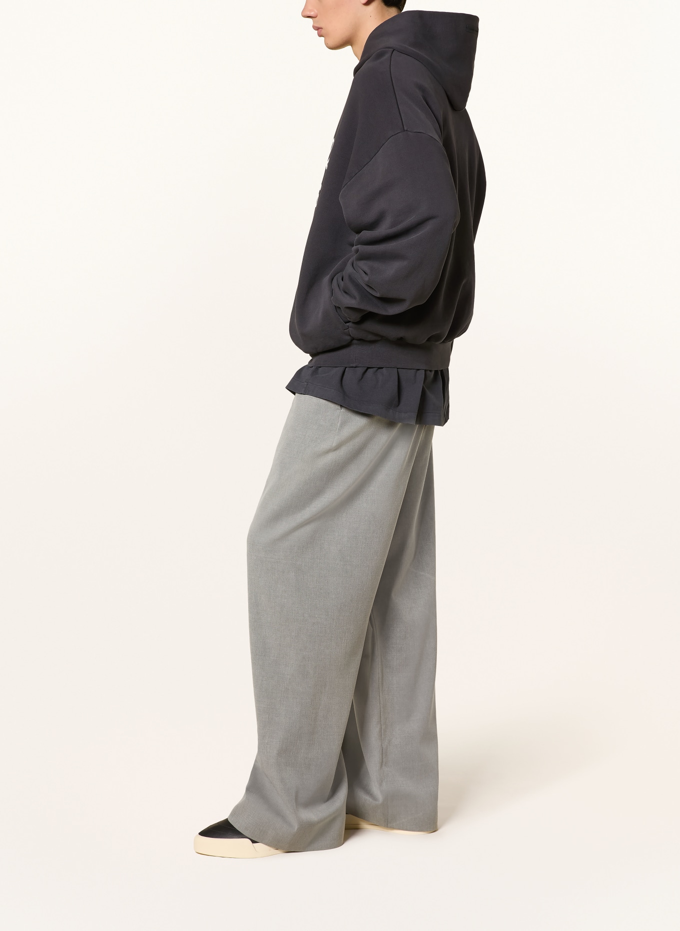 ESSENTIALS - FEAR OF GOD Oversized-Hoodie: SCHWARZ