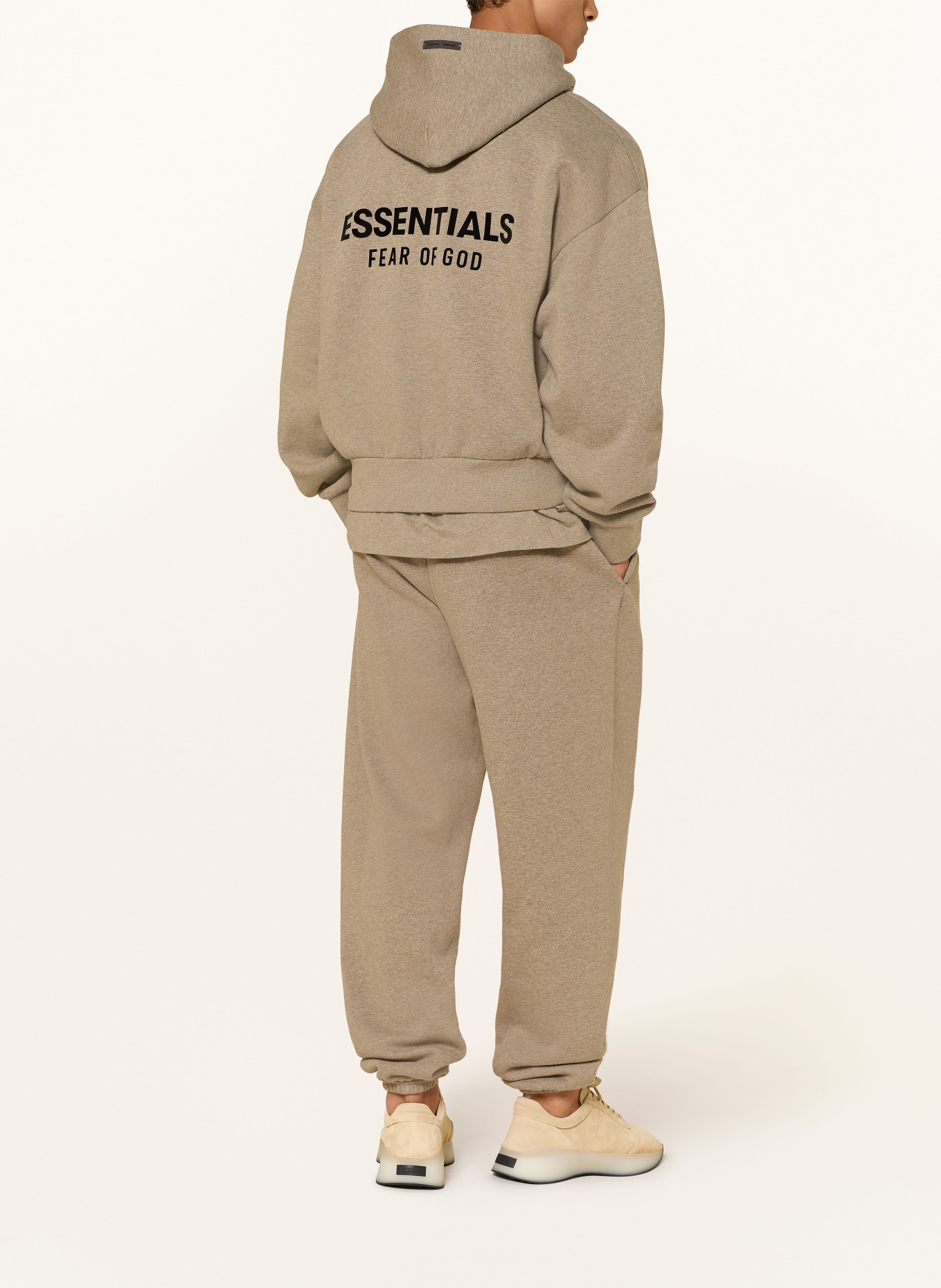 ESSENTIALS - FEAR OF GOD Sweatjacke: TAUPE / SCHWARZ