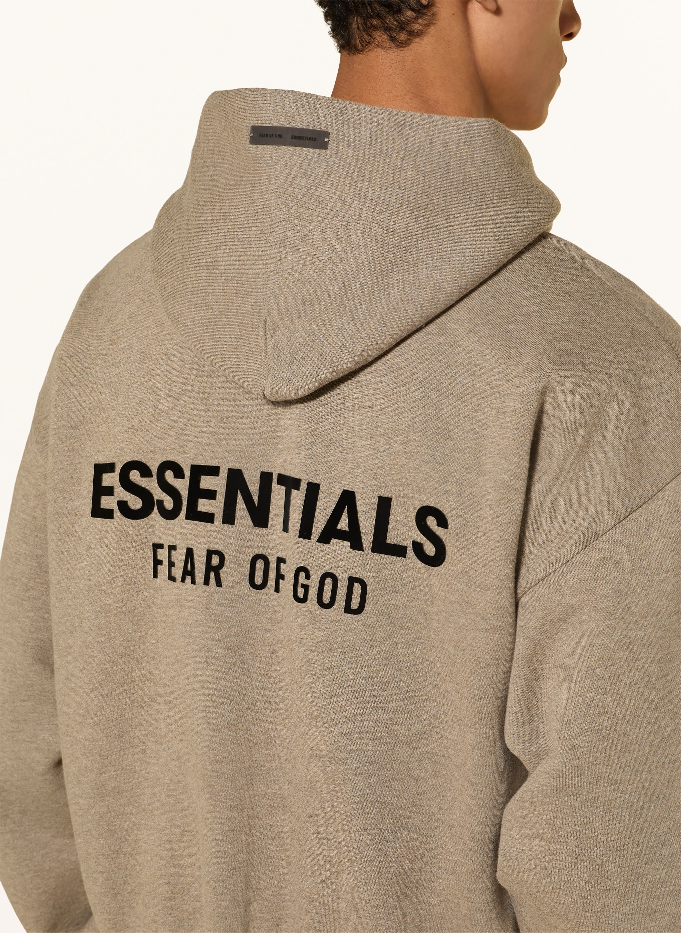 ESSENTIALS - FEAR OF GOD Sweatjacke: TAUPE / SCHWARZ