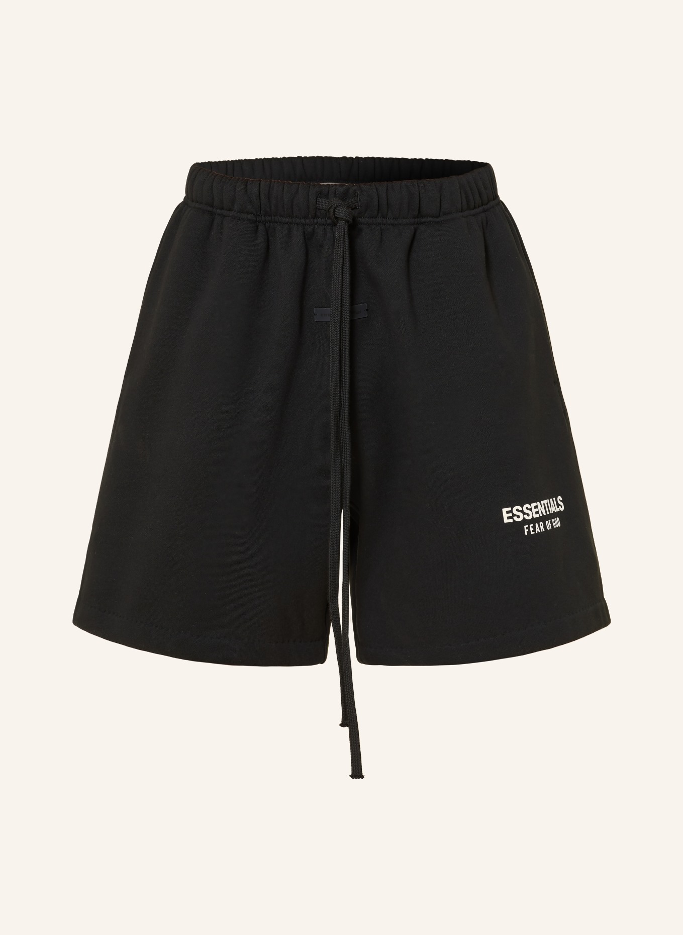 ESSENTIALS - FEAR OF GOD Sweatshorts: SCHWARZ / WEISS