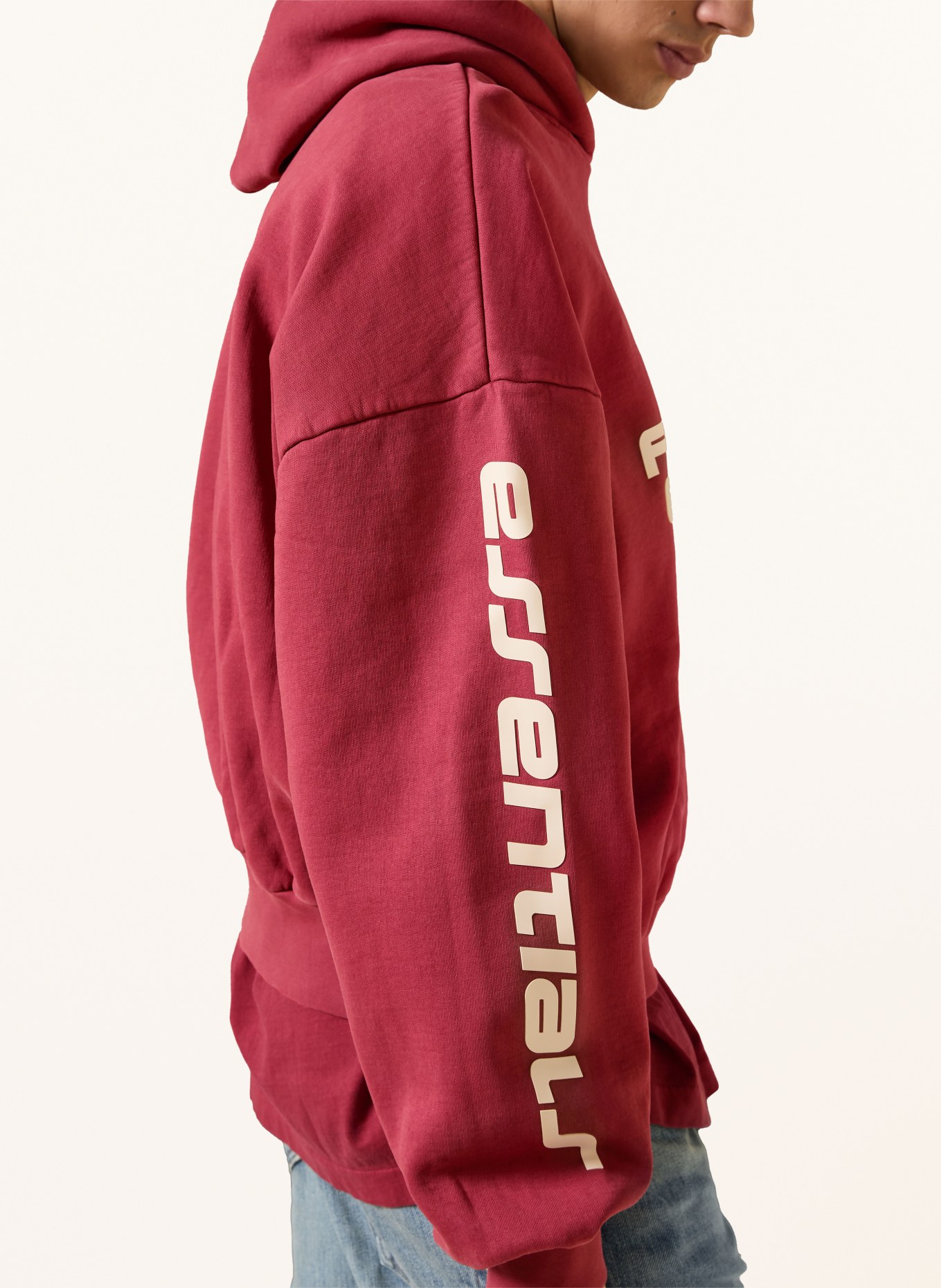 ESSENTIALS - FEAR OF GOD Hoodie: DUNKELROT