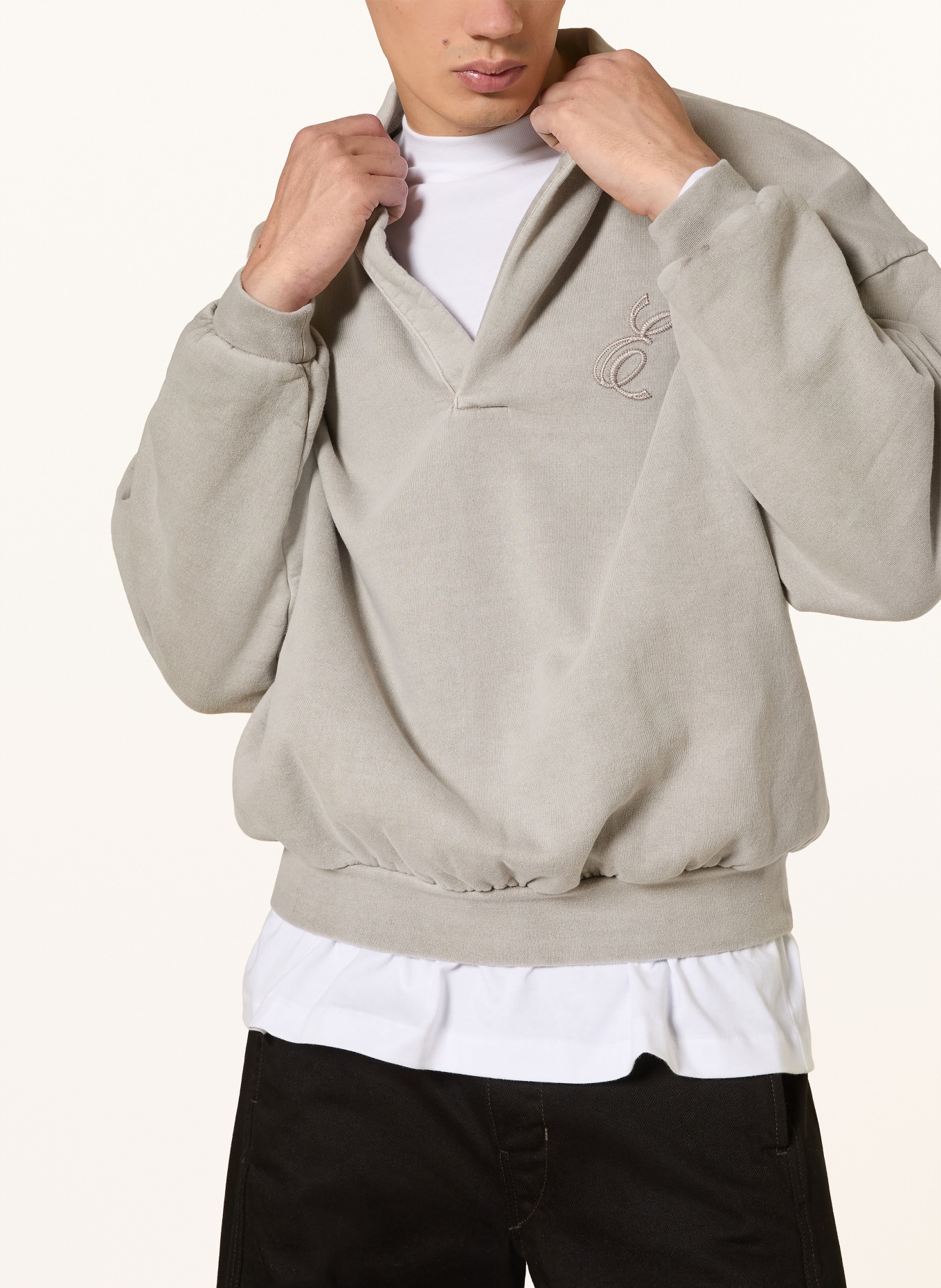 ESSENTIALS - FEAR OF GOD Sweatshirt: HELLGRAU