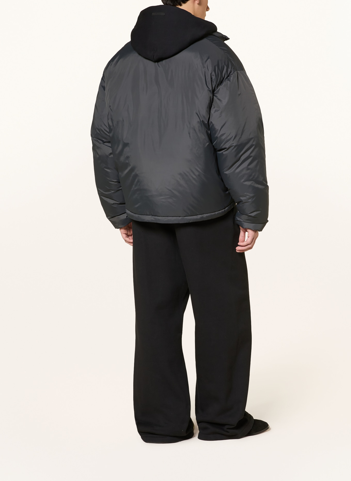 ESSENTIALS - FEAR OF GOD Oversized-Daunenjacke: DUNKELGRAU